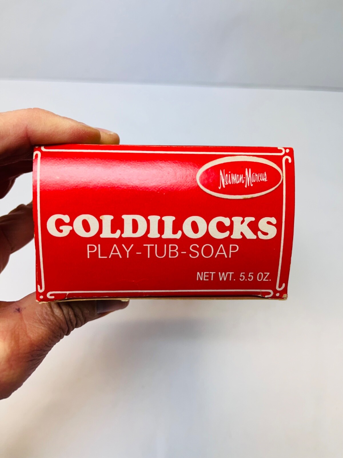 Vintage Neiman Marcus Play Tub Soap Goldilocks Cute Collectible Kids Soap BIN 18