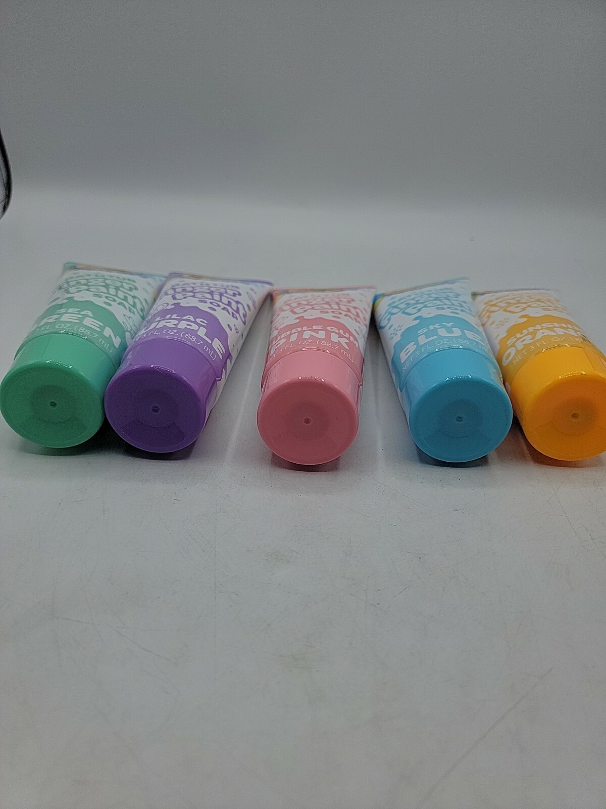 Bathtub Fingerpaint Soap Green Purple Pink Blue Orange 3 Oz (Sealed)