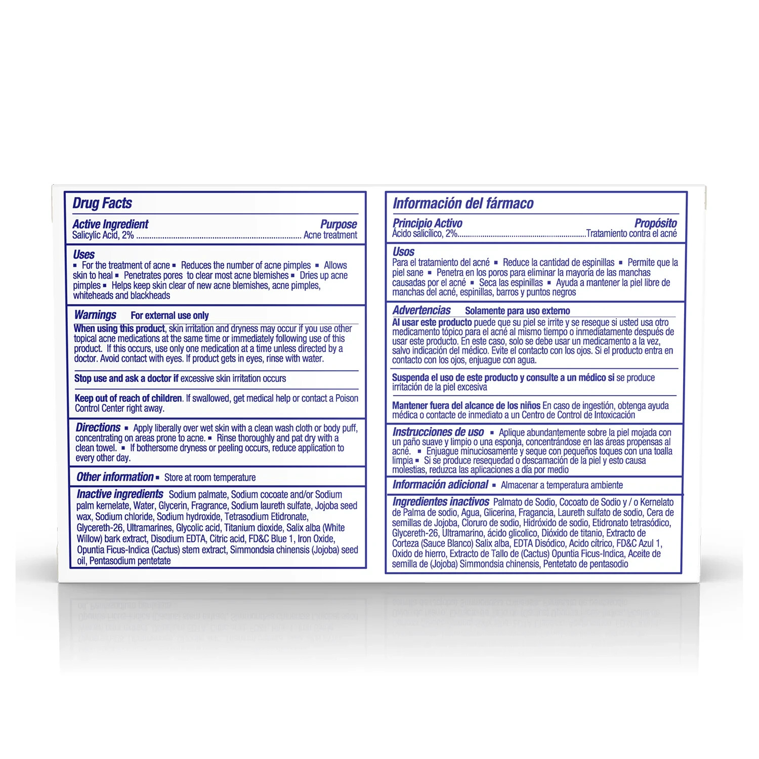6-Pack Asepxia Acne Scrub Bar Soap with 2% Salicylic Acid – Deep Cleansing 4 oz