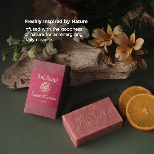 Natural Bar Soap Gift Set 6 Bars Handmade Cold Process Floral Scent Essential
