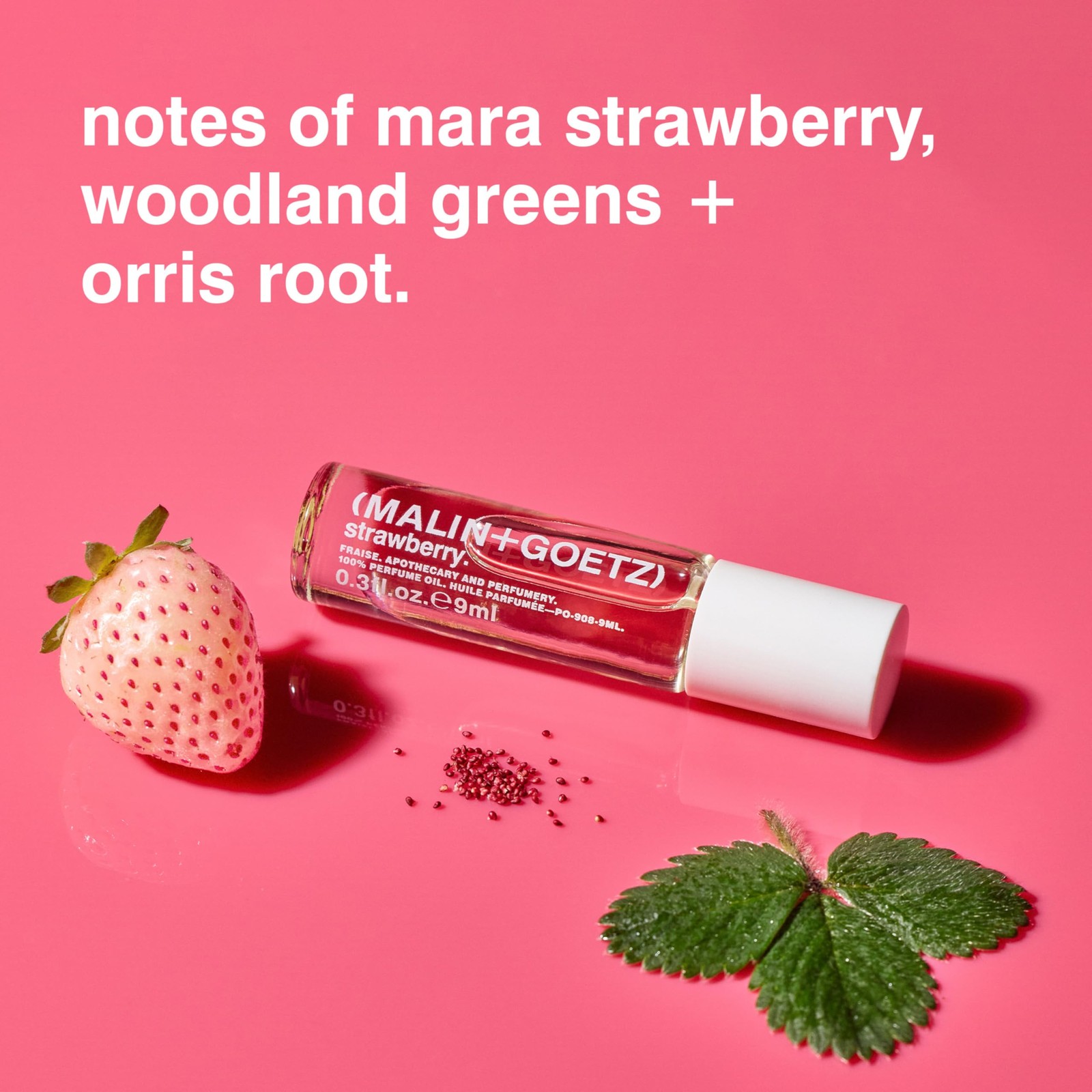 MALIN+GOETZ Strawberry Perfume Oil | Concentrated Fragrance Rollerball