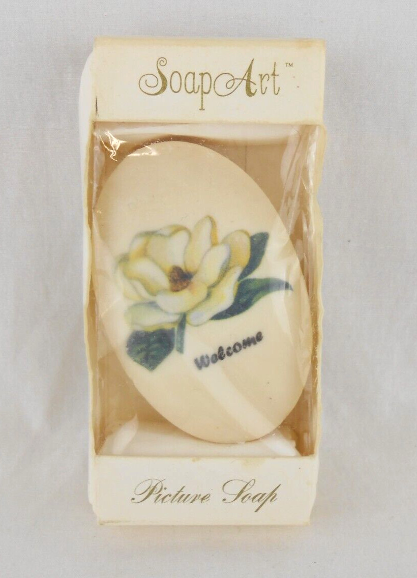 Lasting Impressions Soap Art 3.0 oz Picture Soap Bath Bar Welcome Guest