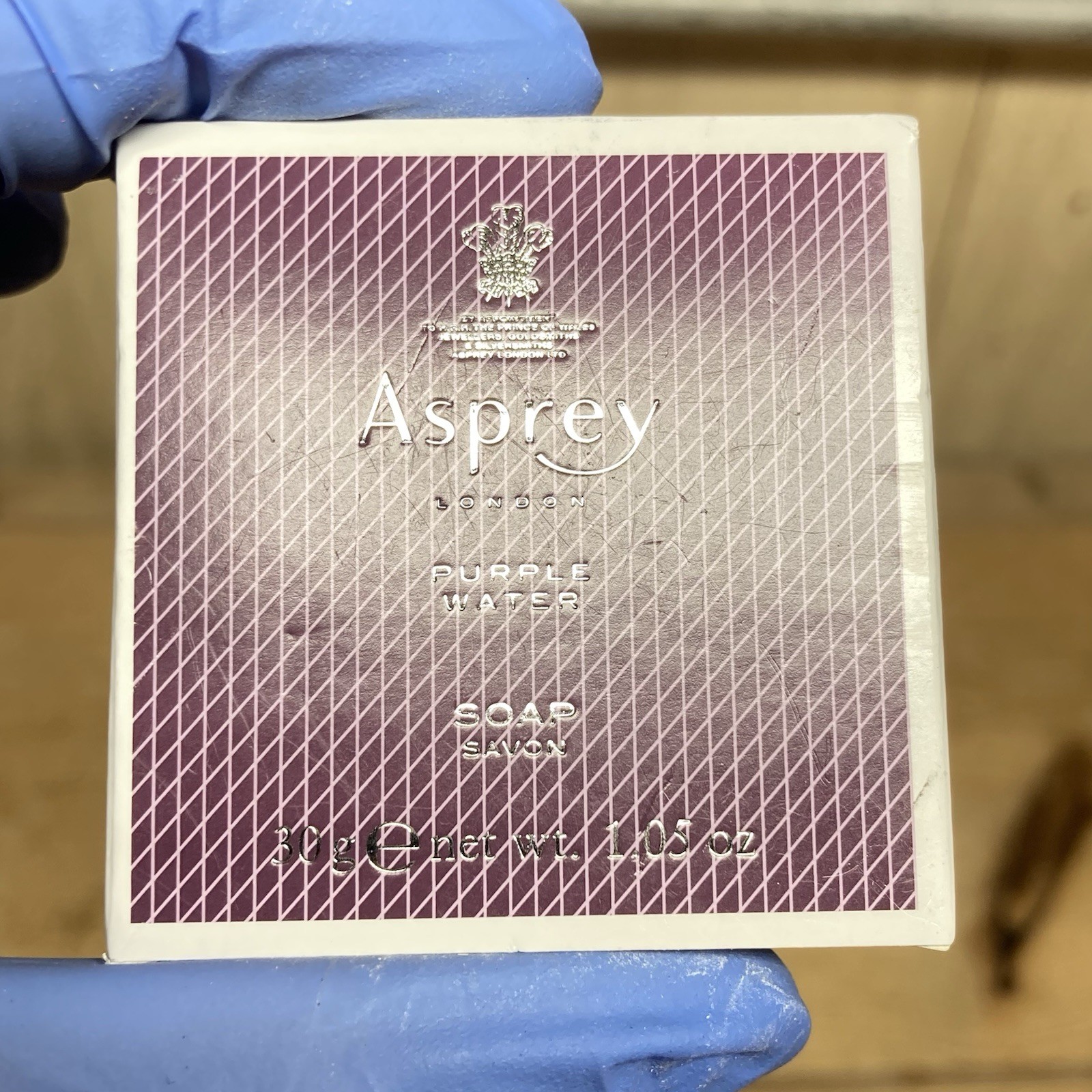 Lot of 10 Asprey London Purple Water Soap 30g/ 1.05oz NIB Discontinued EXP:2023