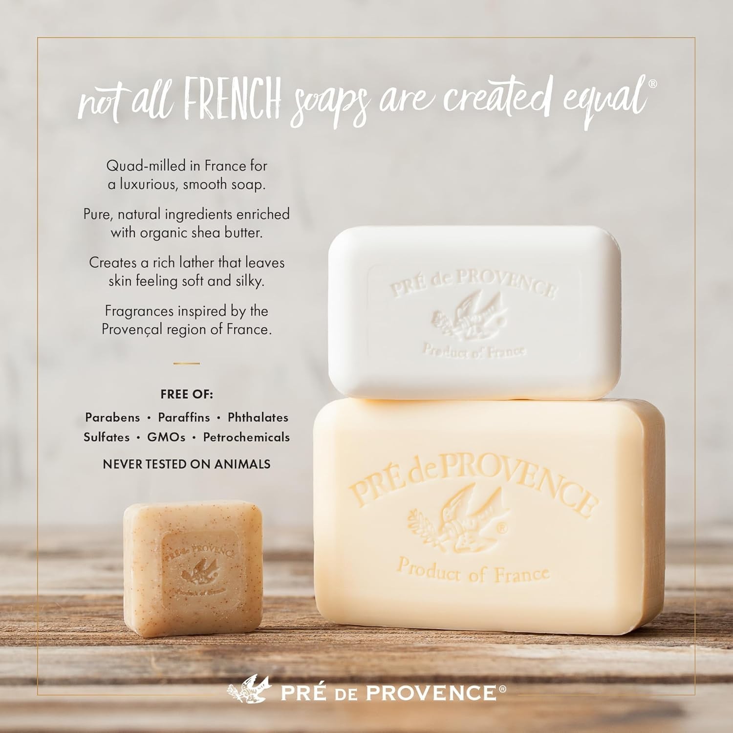 Luxurious Organic Shea Butter Soap Bar, 8.8 oz – Nourishing Peony Fragrance