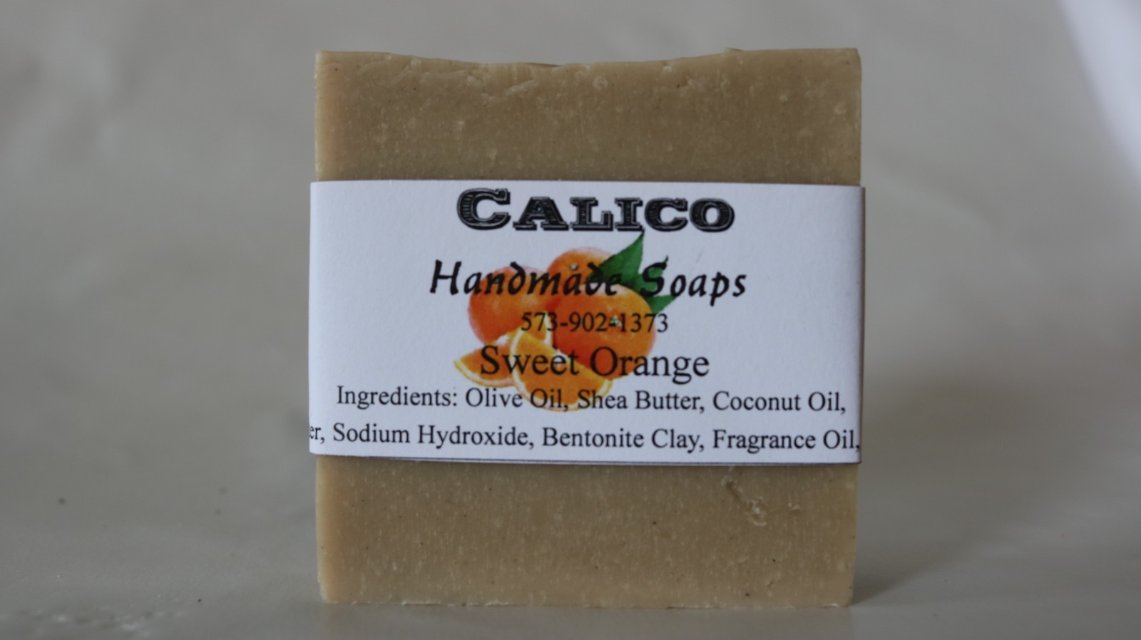 Sweet Orange Handmade Lye Soap- Sold by a soap maker-for normal to dry skin