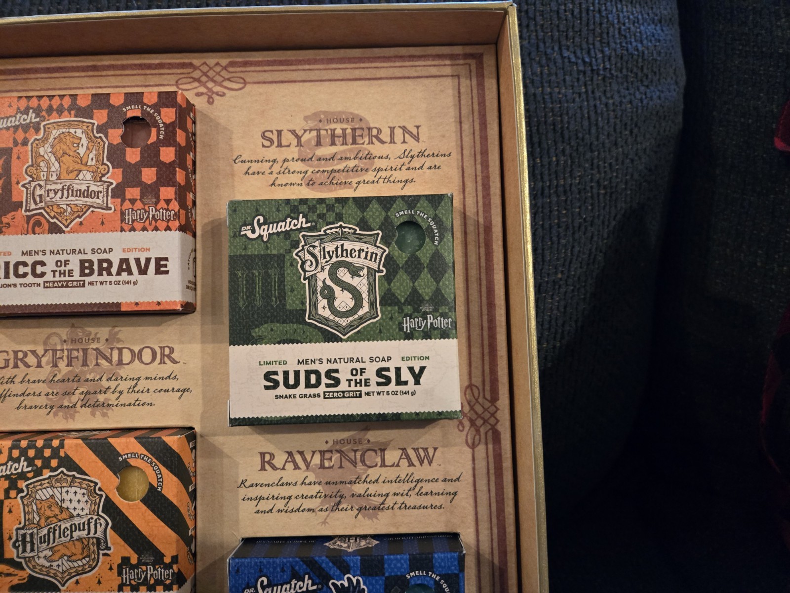 Dr. Squatch Harry Potter Wizarding World Limited Edition 4 piece Soap Set