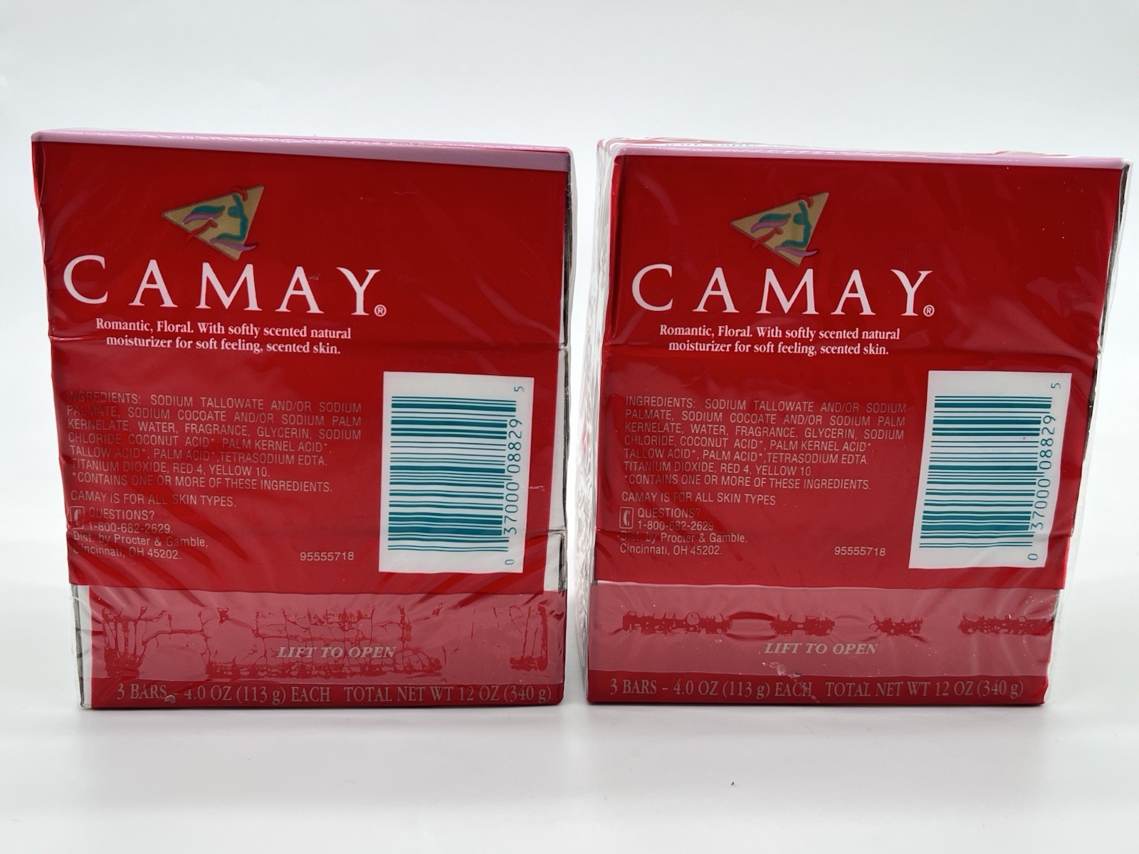 Camay Soap Pink Classic Softly Scented Beauty Bar 2 Packs of 3 Discontinued