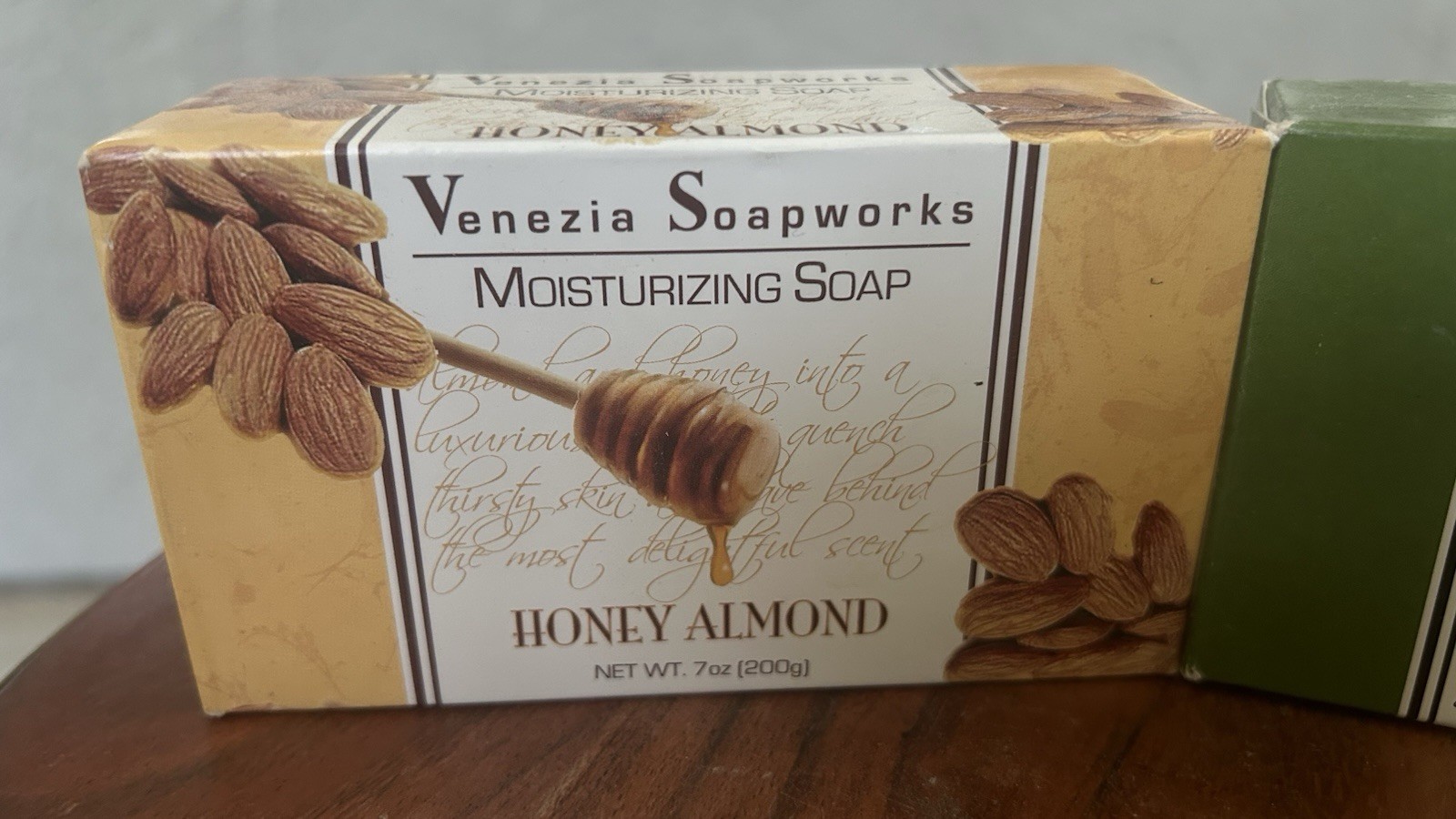 LOT (2) VENEZIA Soap works PURE VEGETABLE LEMON Verbena & Green Tea Soap 7oz NIB