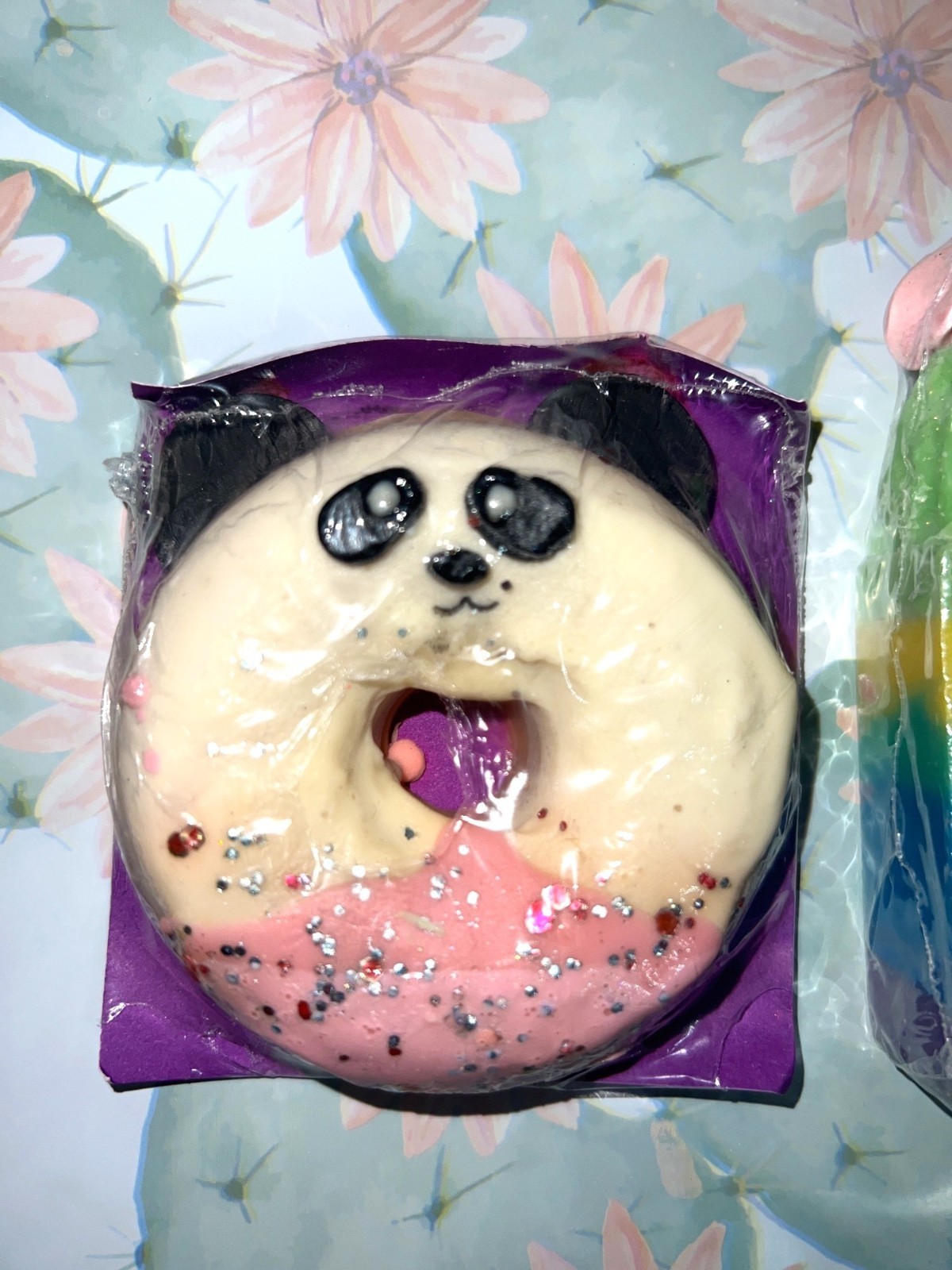 Handmade Panda Donut & Cactus Rainbow Soap Bundle Natural Glycerin Soap Bars Dec