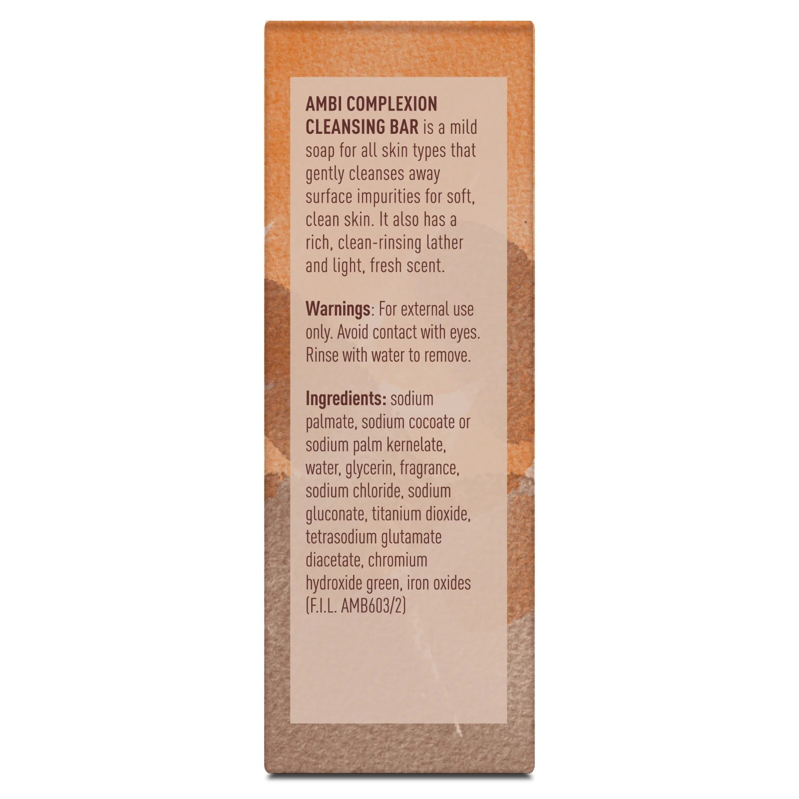 AMBI SKINCARE COMPLEXION CLEANSING BAR LIGHT FRESH SCENT 3.5 OZ