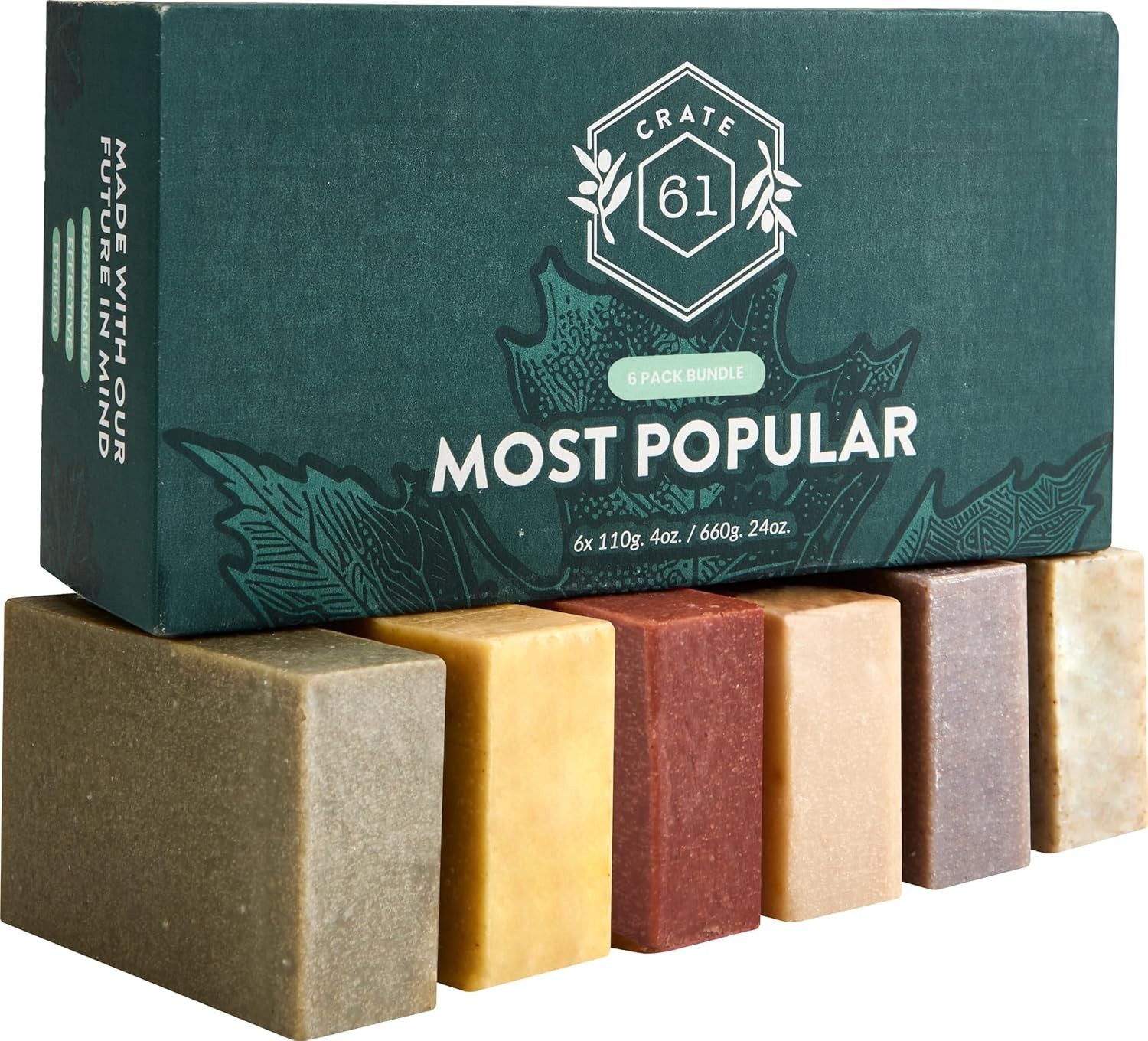 Artisanal Bar Soap Bundle, Essential Oils