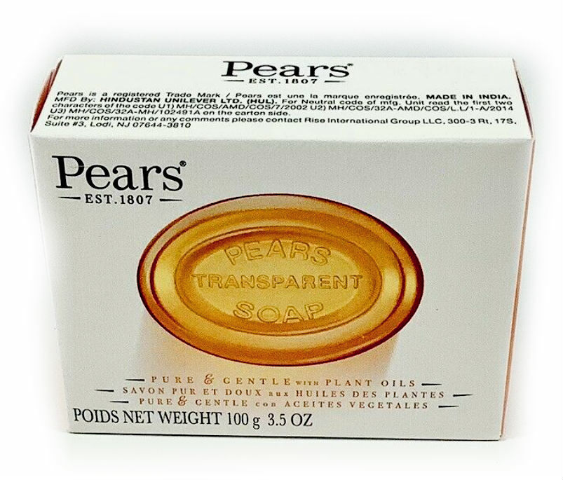 Pears Transparent Glycerin Soap Bars Gentle Care 3.5 Oz 100g Bar Each NEW SEALED