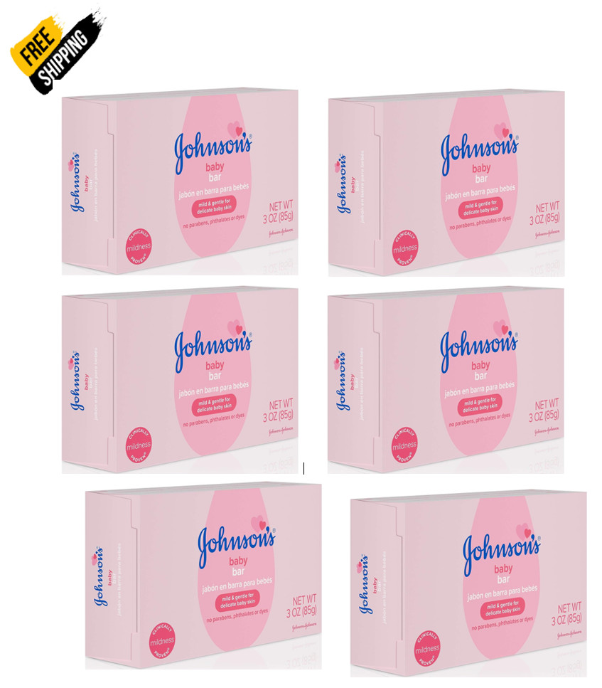 Johnson’s Bath Baby Bar (85G)- 3oz/6pk