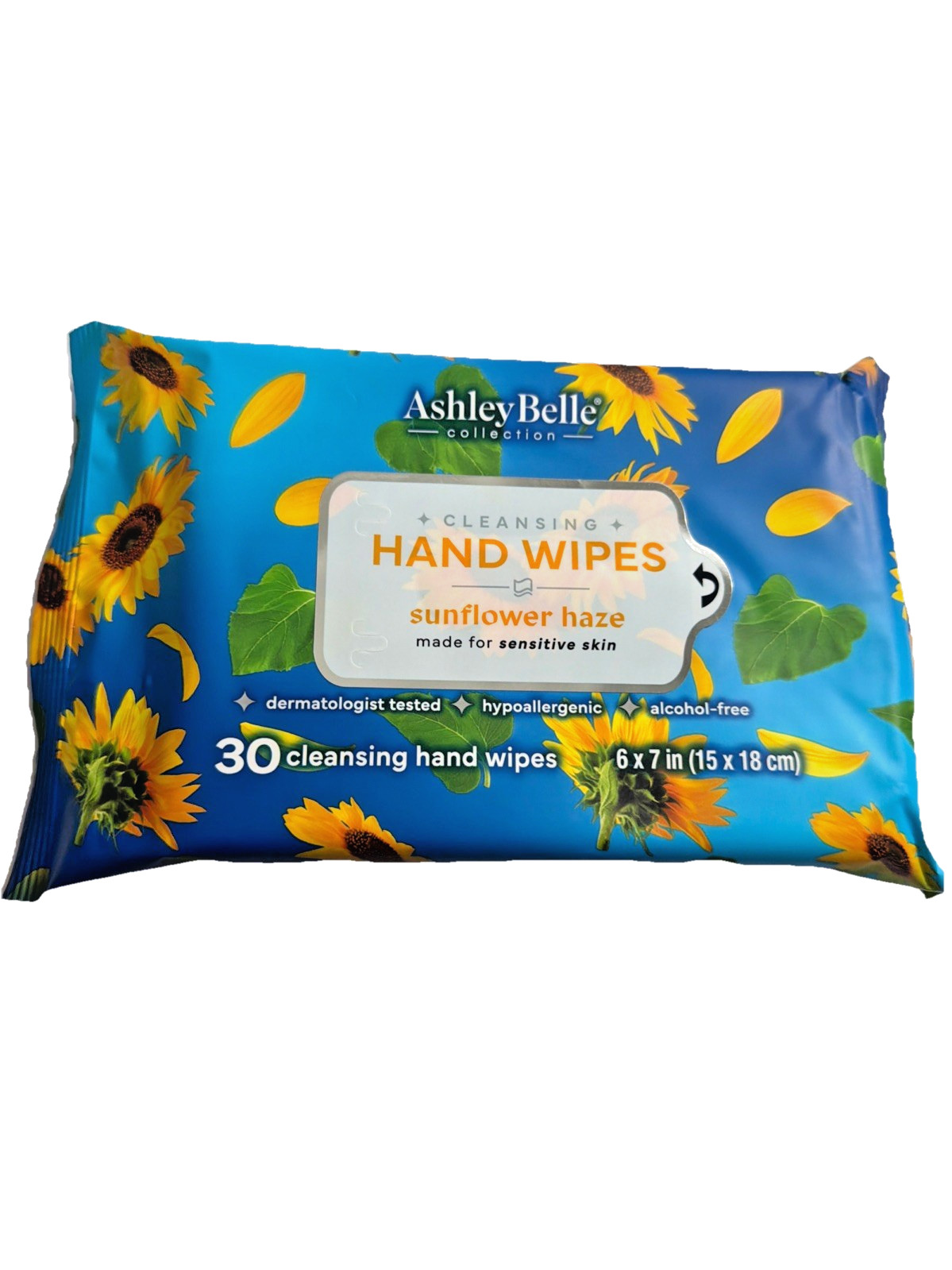 8 Ashley Belle Sunflower Haze Cleansing Hand Wipes 30ct SENSITIVE SKIN 240 Wipes