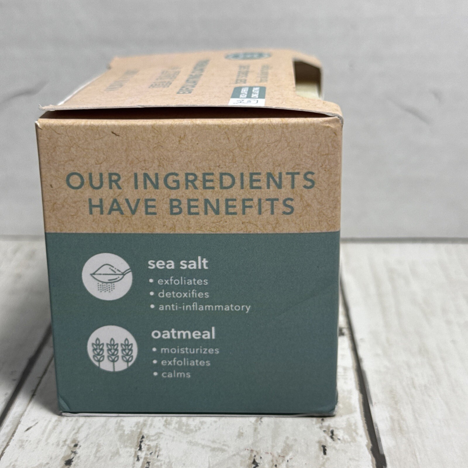 Olivia Care – Sea Salt + Exfoliating Oatmeal Bar Soap 3-5 Oz Bars