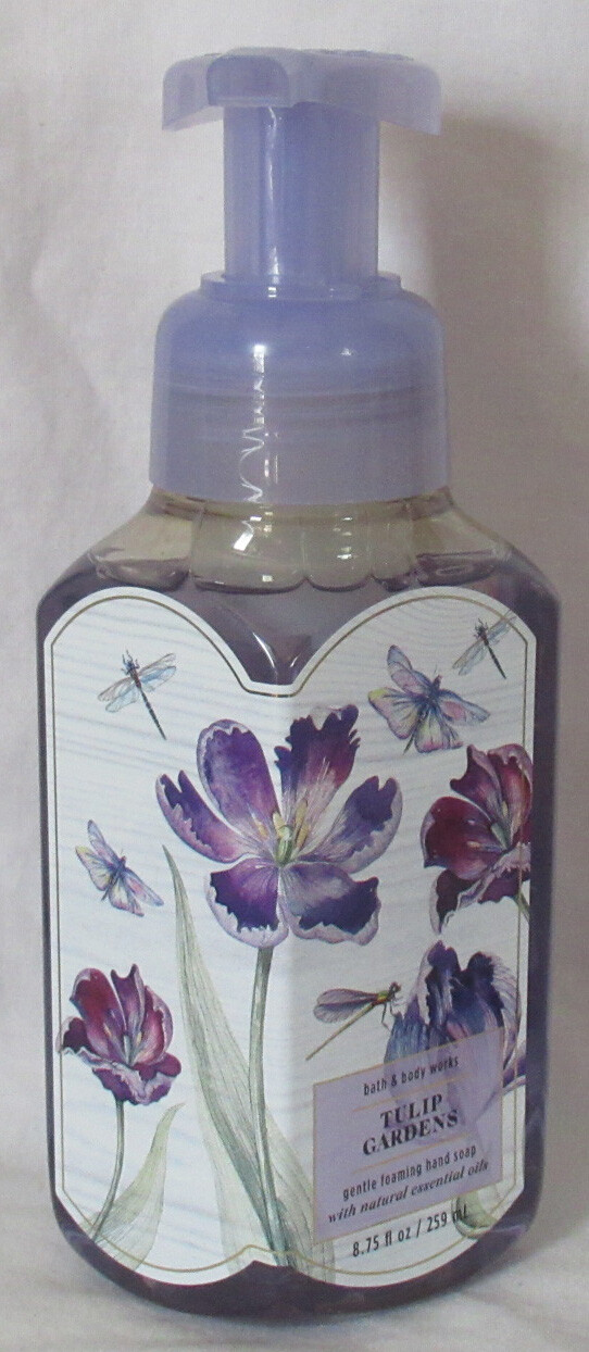 Bath & Body Works Gentle Foaming Hand Soap Lot Set of 2 TULIP GARDENS