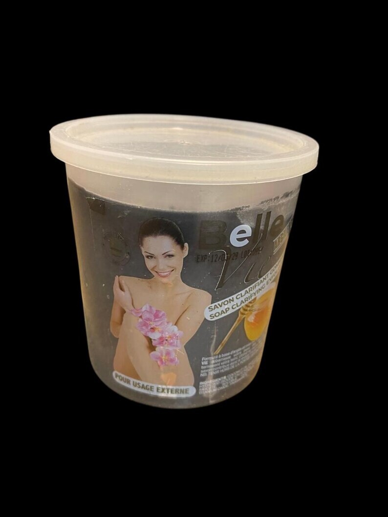 Belle Vie Rich Argile&miel Bio Extra Pur Soap. Exfoliating Soap 670g Jar. X 3