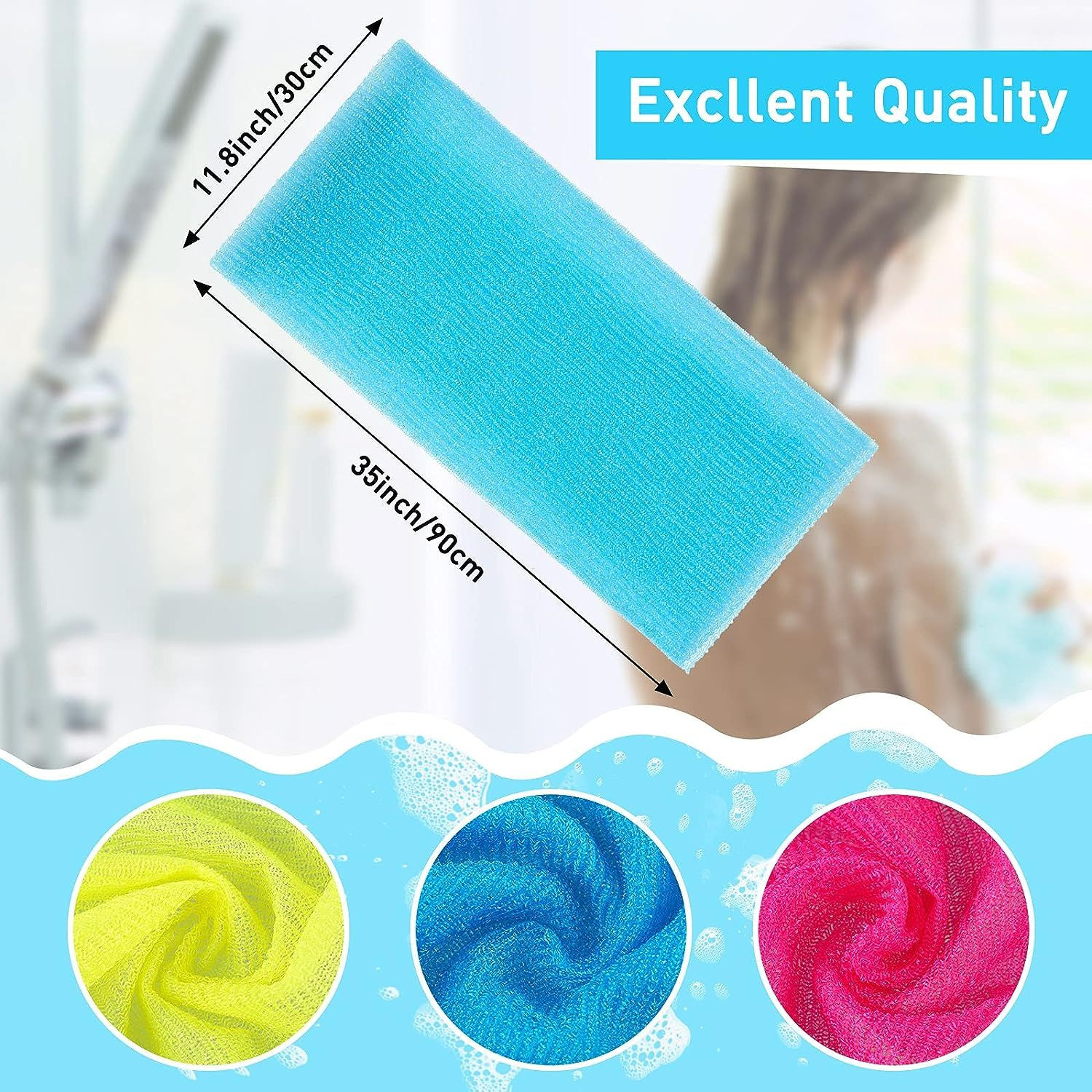 12 PACK Large, Pink, White, Blue, Yellow, Purple, Cream, Black, Orange, Green