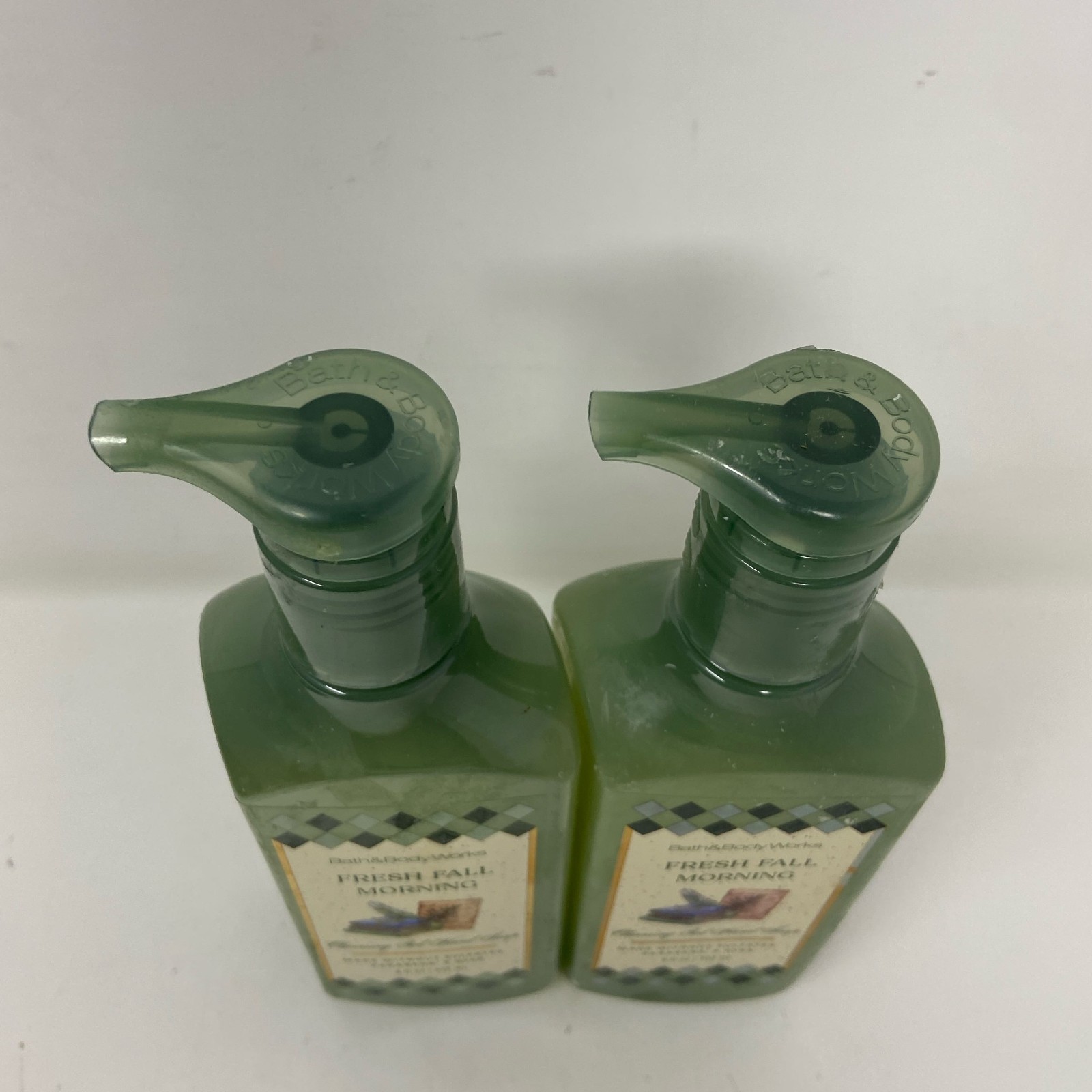 Bath & Body Works Fresh Fall Morning Gel Hand Soap Green 8oz 2-Pack