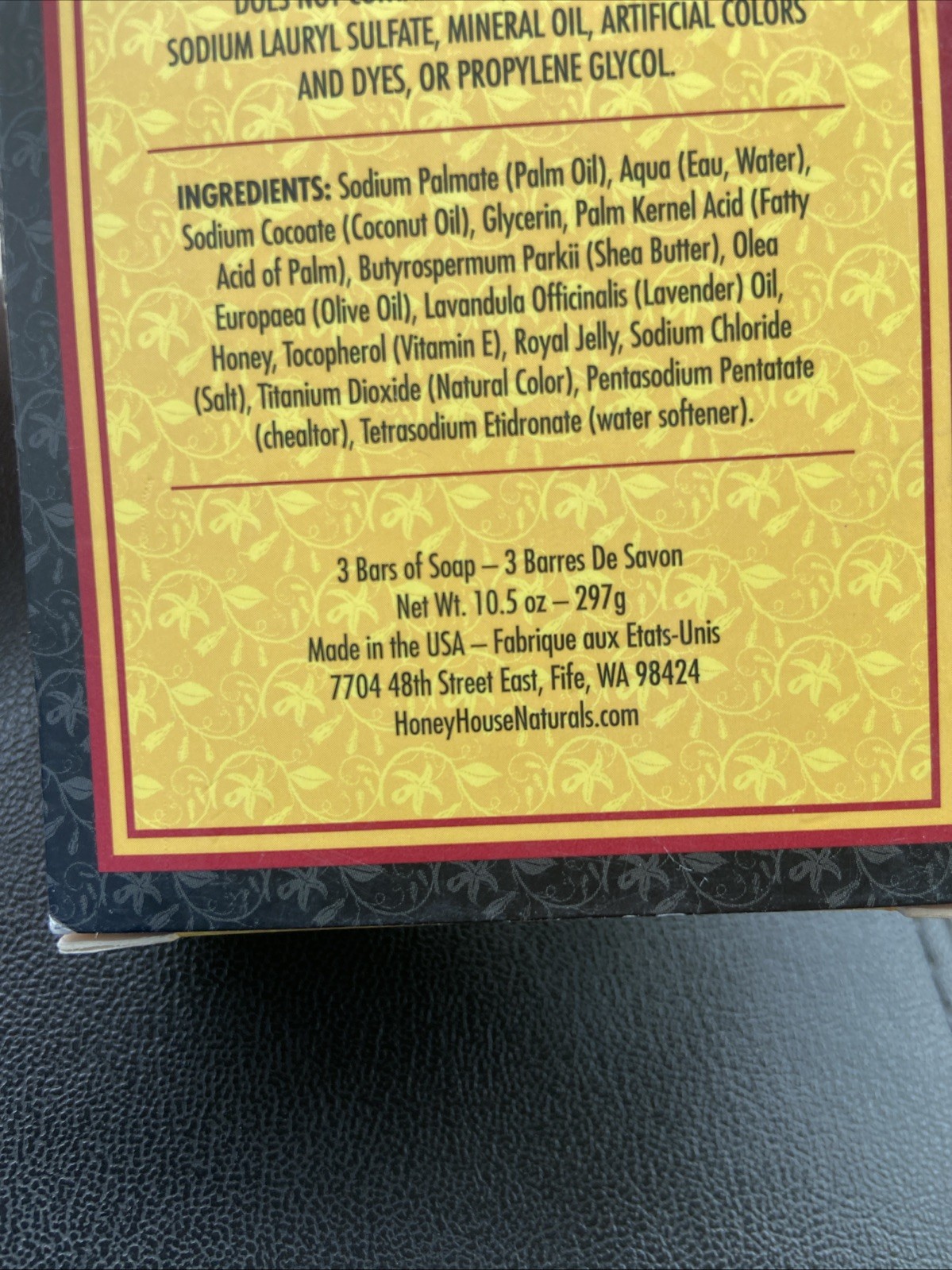 Honey House Honey Blossom Soap 3.5 Oz. Set of 3 – Lavender