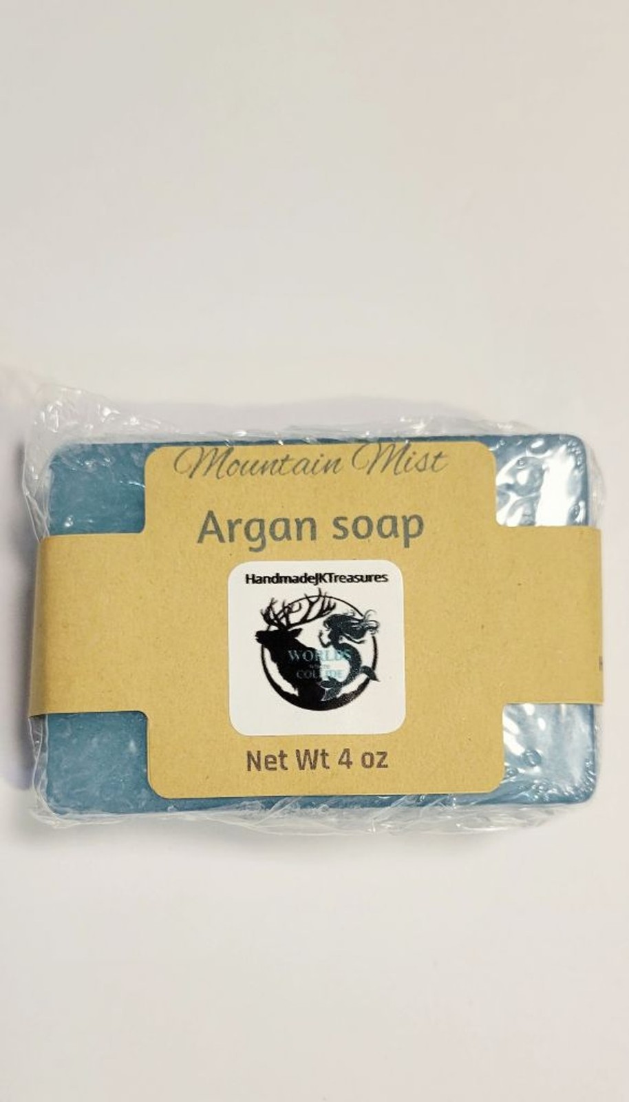 Hand-poured Argan Soap non-comedogenic 4 oz bars various scents