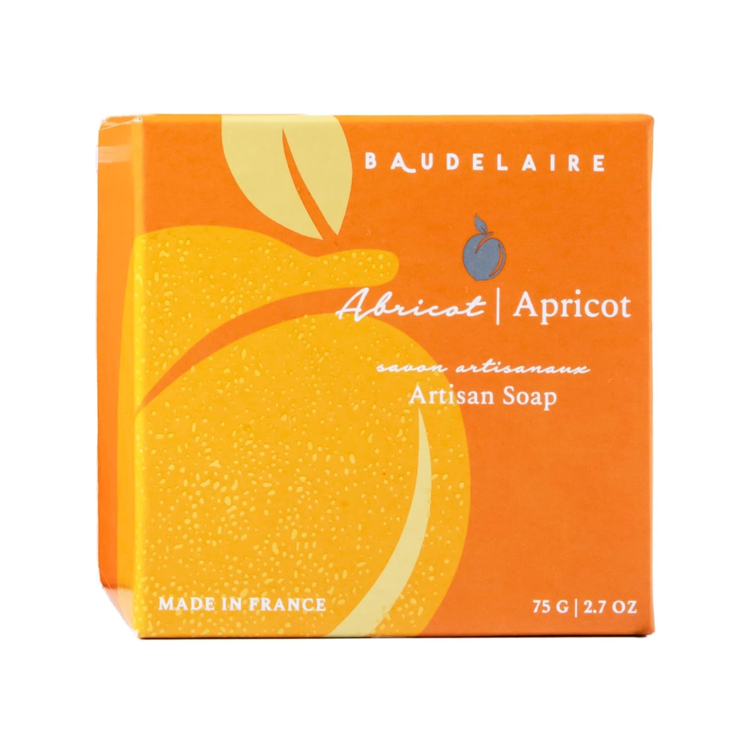 Provence Sante Luxury French Soap Bar, Moisturizing Shea Butter, Apricot, 2 Pack