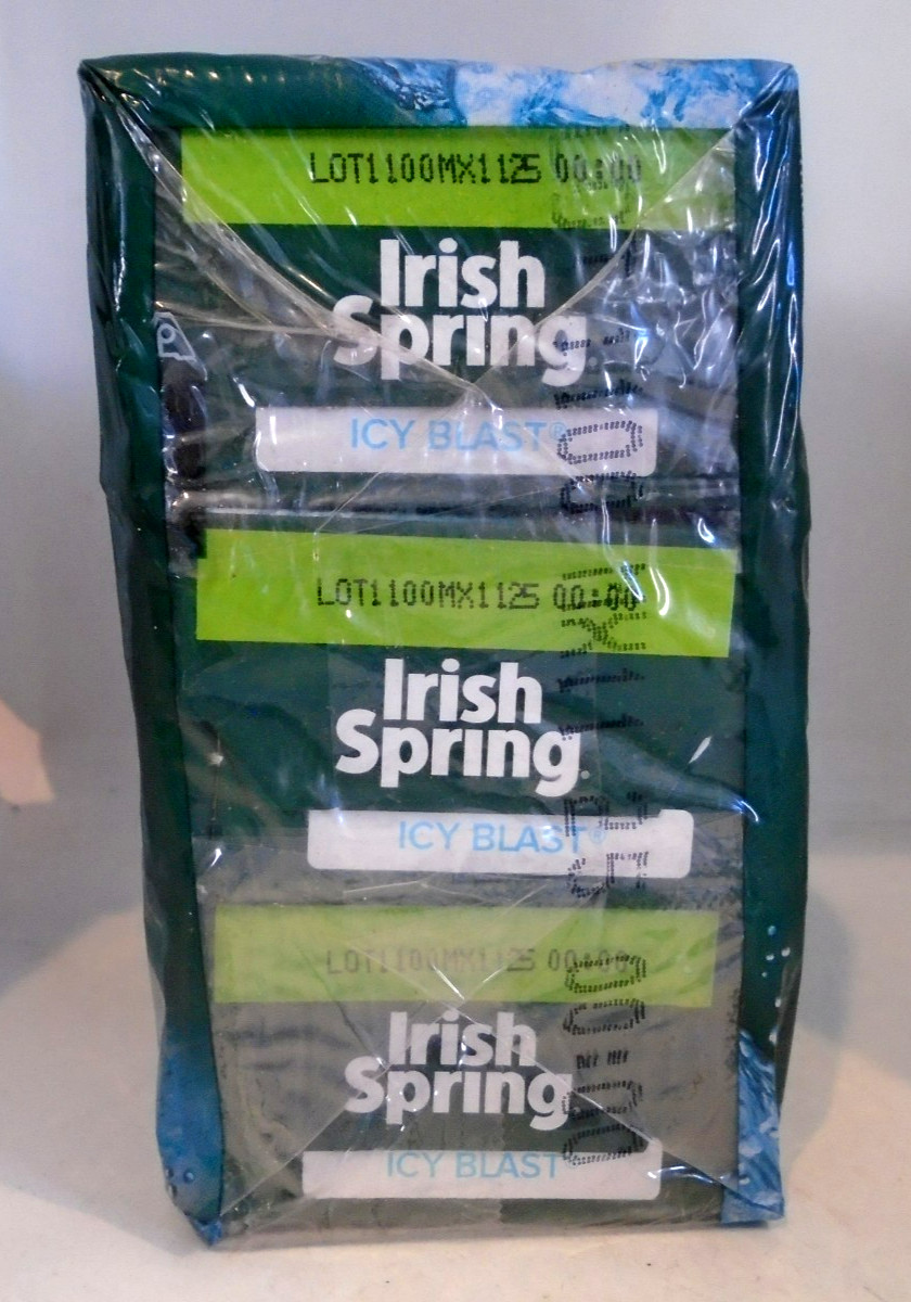 Irish Spring Icy Blast Bar Soap 3.7 Ounce 3 Bars