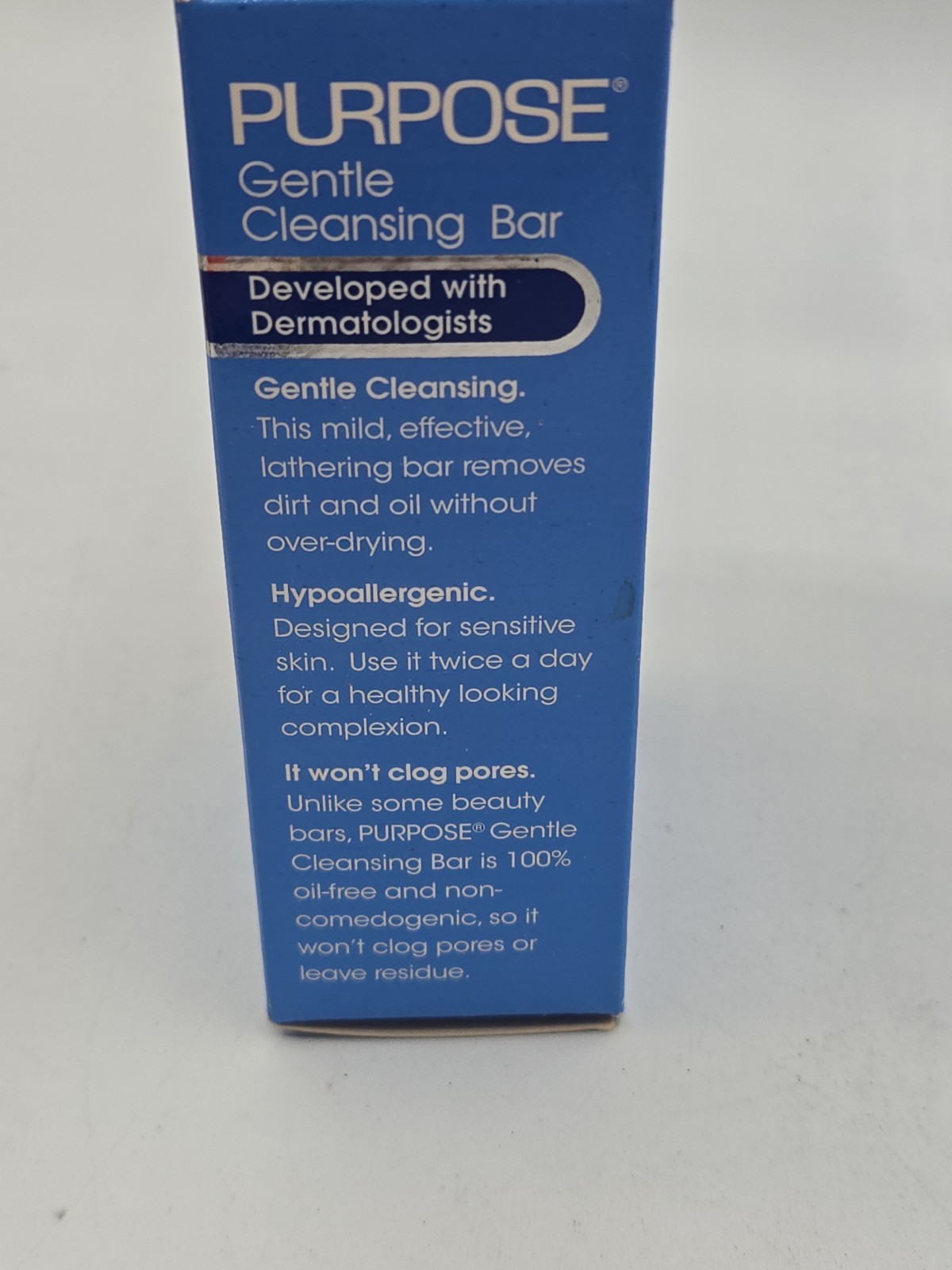 Lot Of 3 Purpose Gentle Cleansing Face Bar Soap Hypoallergenic 6oz New Open Box