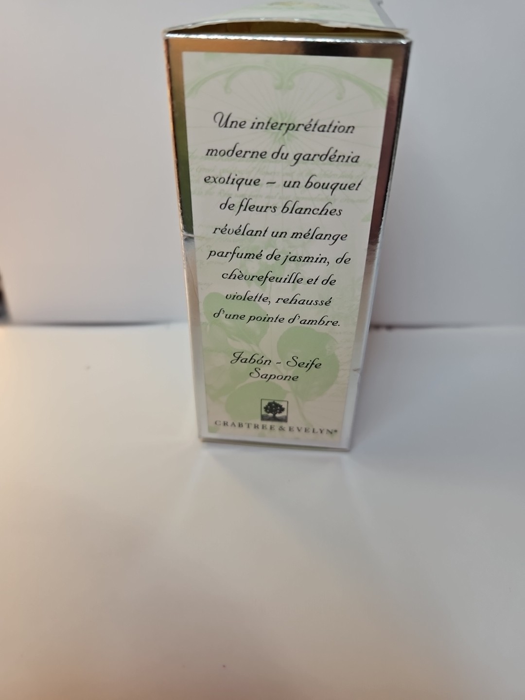 Crabtree & Evelyn GARDENIA 3.5 oz perfumed soap bar RARE England HTF