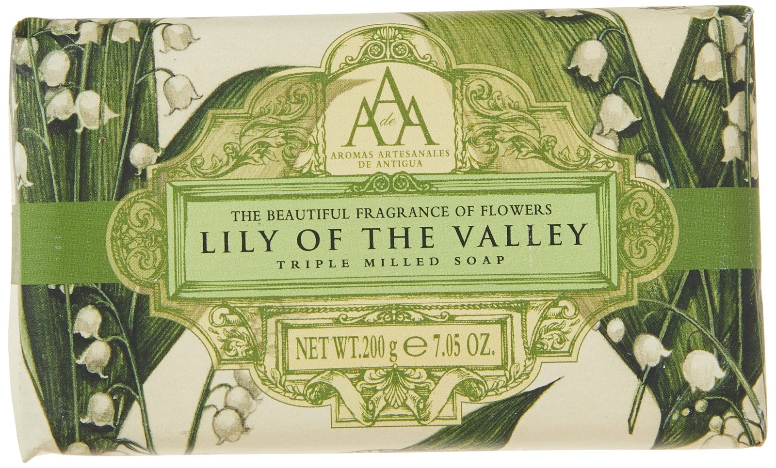 AAA Floral – Triple-Milled Luxury Soap Bar – Lily of the Valley – 200 g / 7.0…
