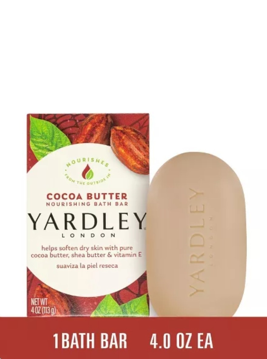 Yardley London Cocoa Butter Moisturizing Bath Bar 4.0 Oz
