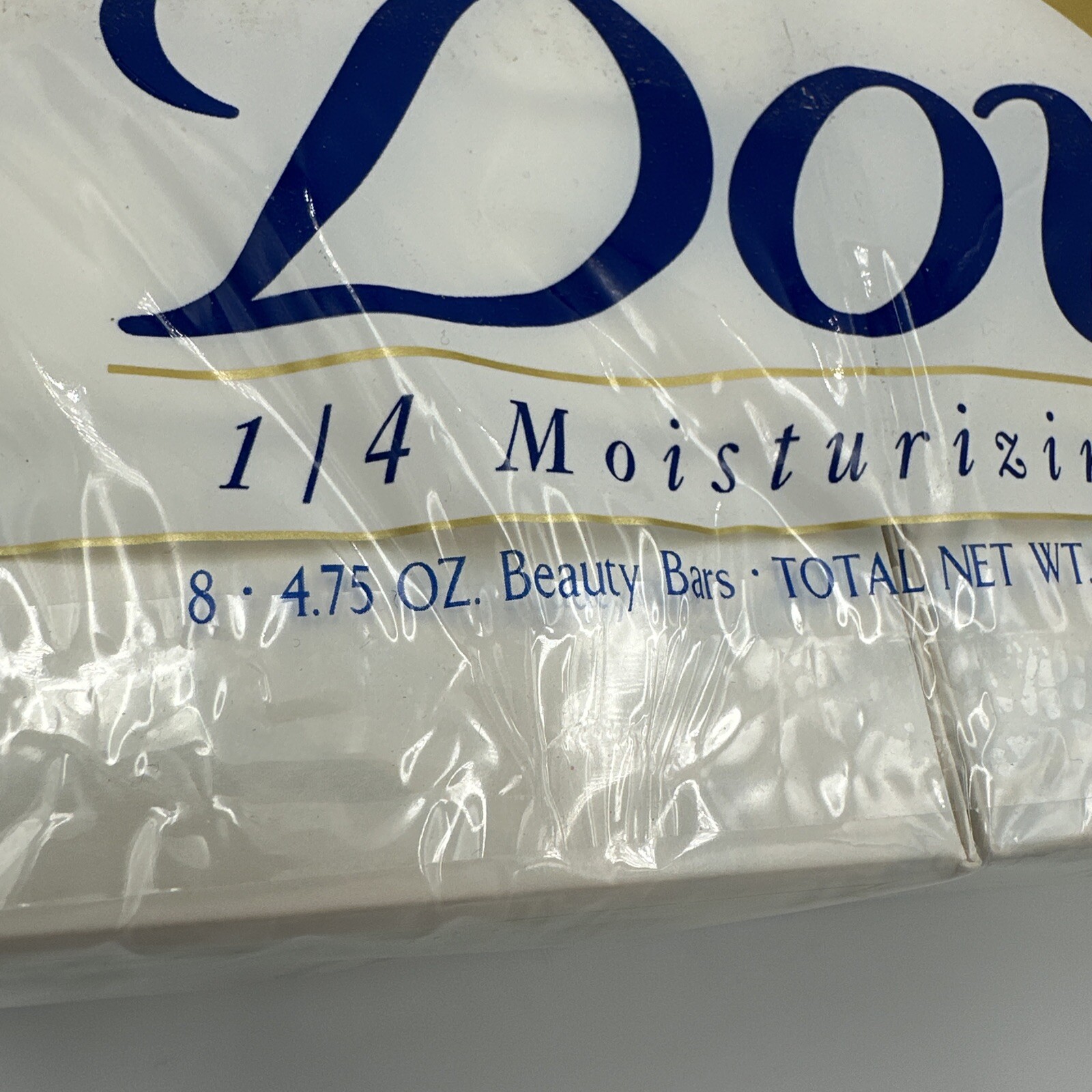 8 Vintage DOVE Unscented Bar Soap 1/4 Moisturizer Lever 4.75oz Made In Usa 1997