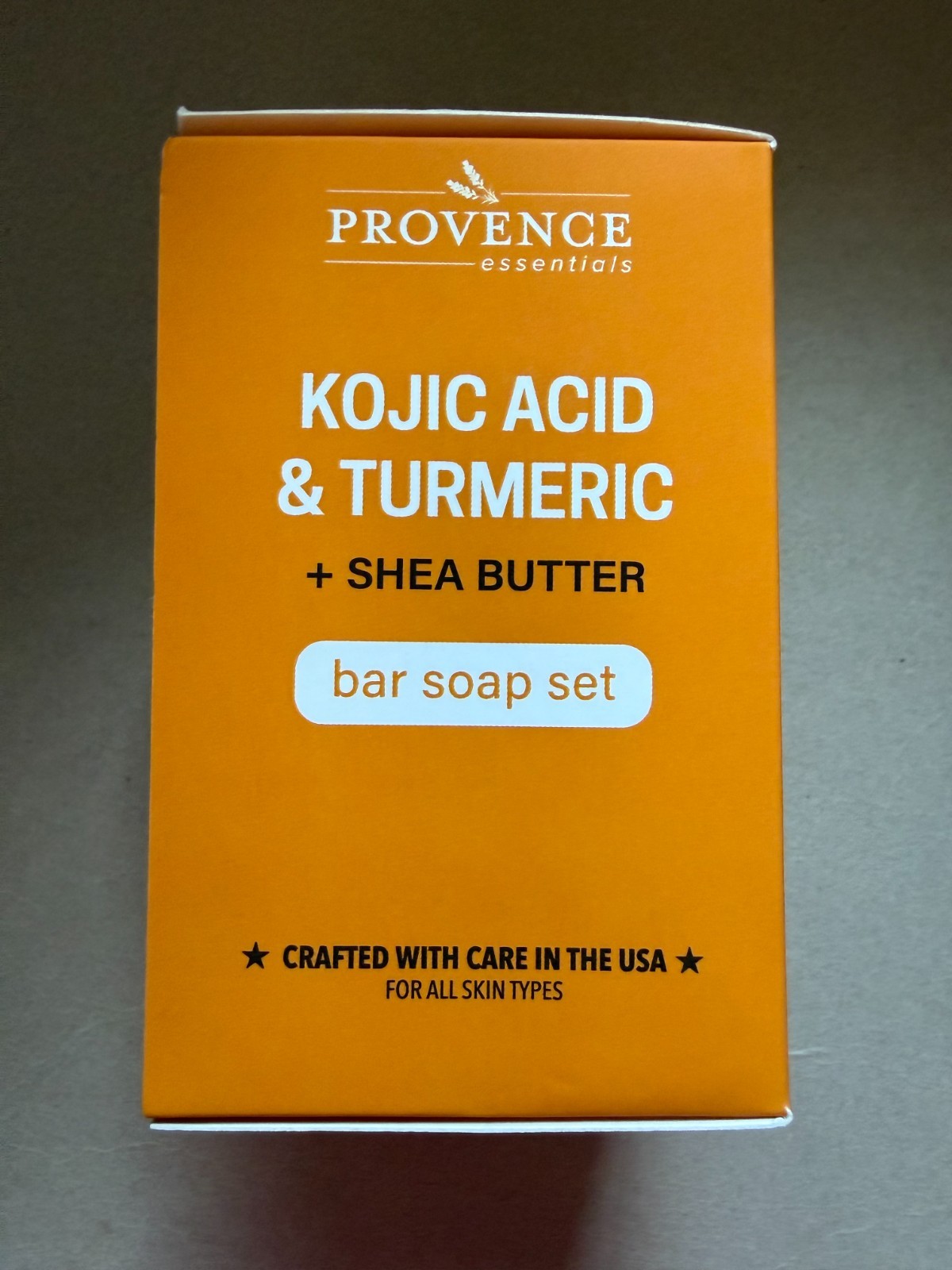 Provence Essentials Kojic Acid Turmeric Shea Butter Bar Soap Set 3 Bars 5 oz