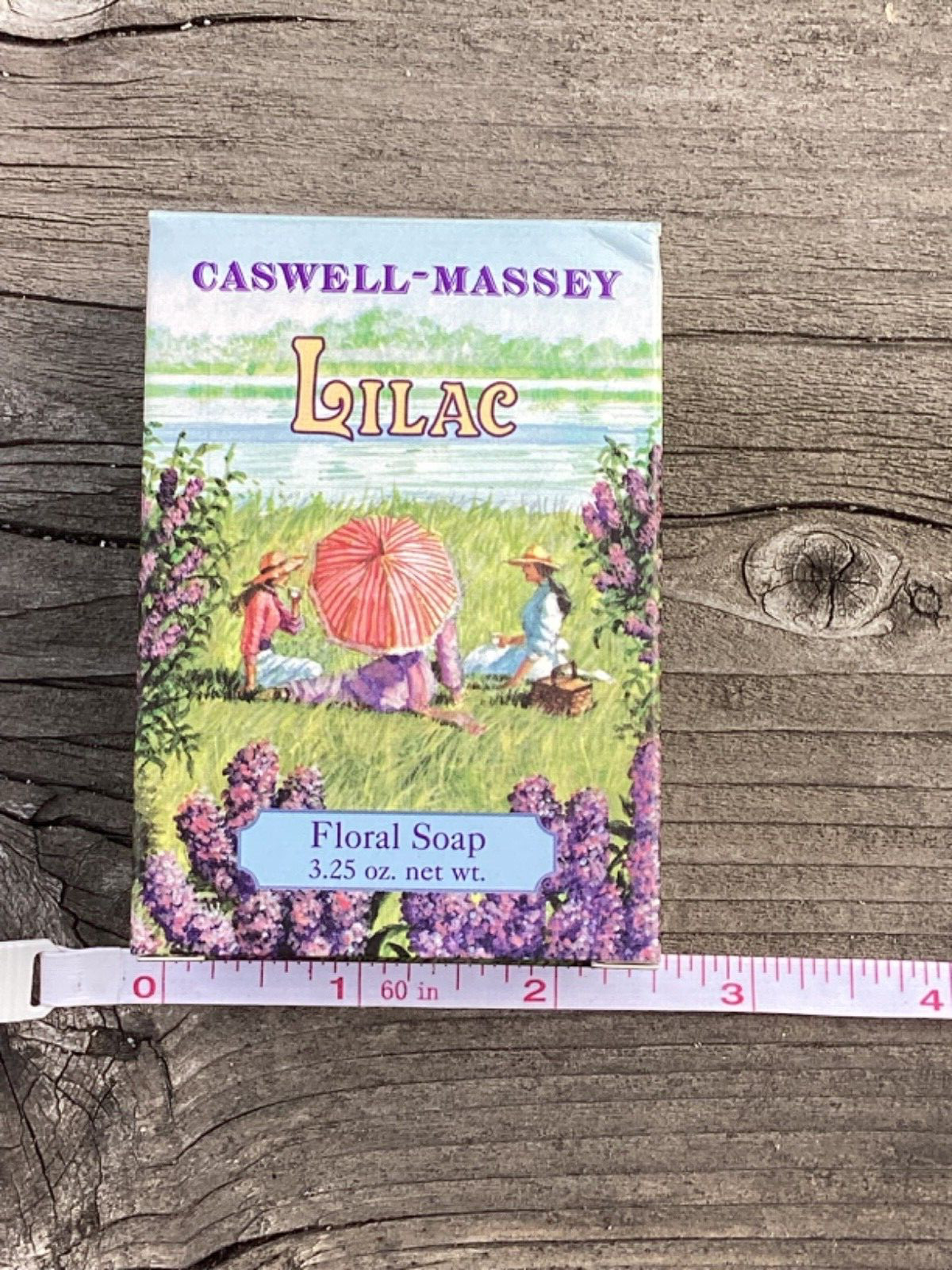 Box of 3 Vintage Casswell-Massey Cake Floral Soap 3.25 oz. each