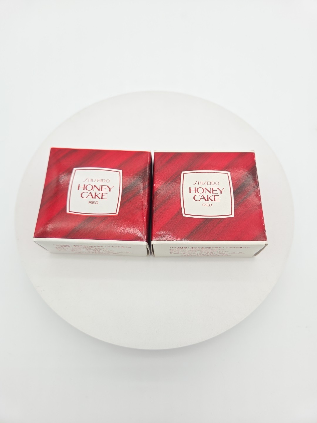 Shiseido Honey Cake Translucent Fragrance Ruby Red Soap 100g Box Vintage 2 Pack