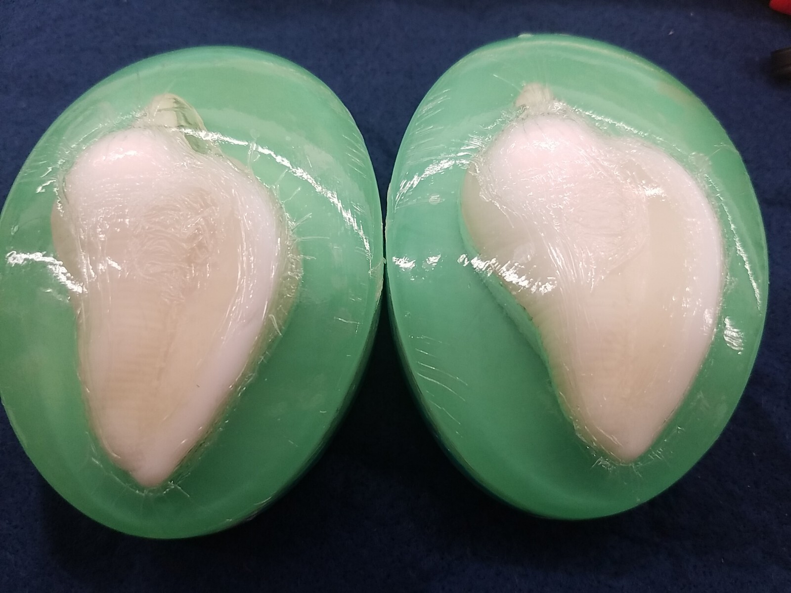 2PC Decorative Dermatologically Tested Taymor Soap Collection Clear Shell Soaps