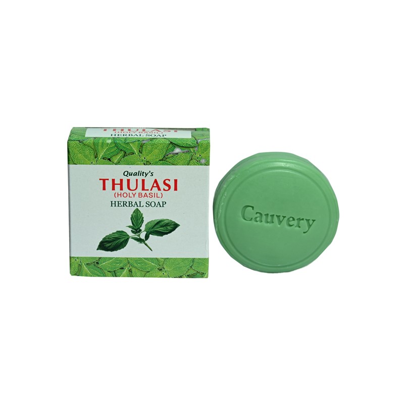 Cauvery Tulsi Soap Natural Bath Soap Indian Tulsi 12 pack extracts Free Shipping