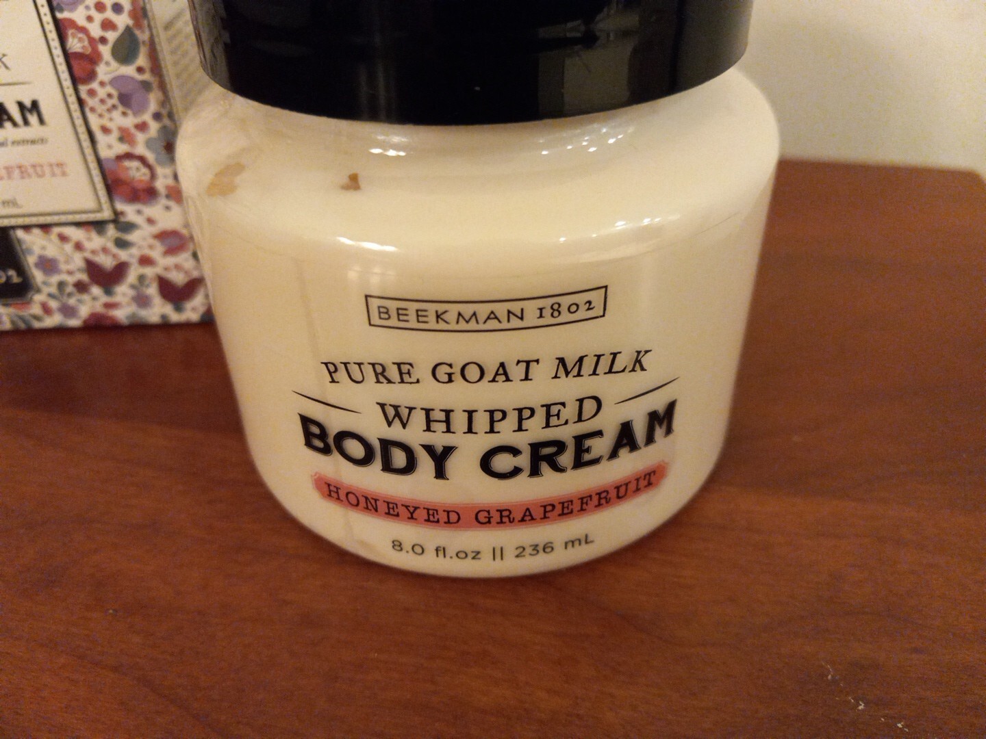 Beekman 1802 Pure Goat Milk Whipped Body Cream 8 Ounce Honeyed Grapefruit Sealed