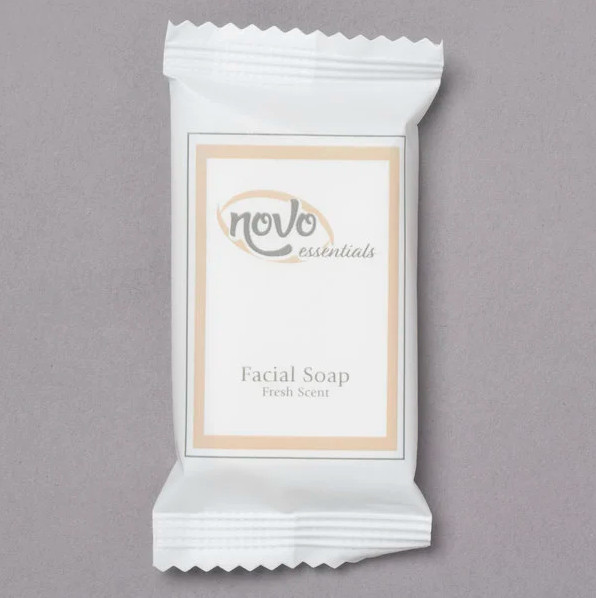 (1000-Case) Soaps 0.4 oz. Hotel Motel Wrapped White Travel Size Face Body Soap