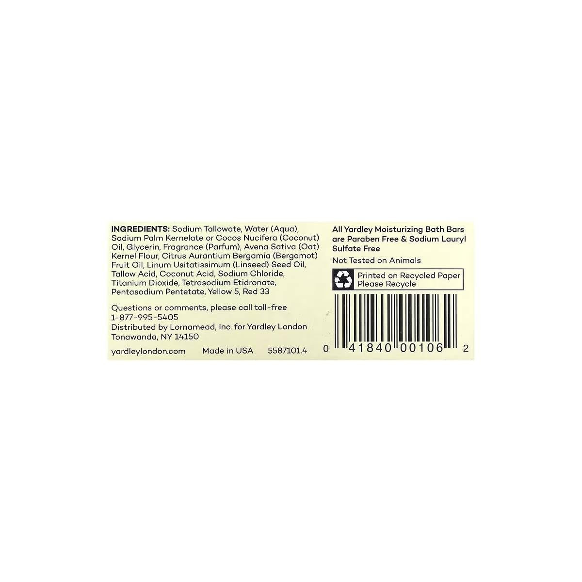 Luxury Oatmeal & Almond Bar Soap – 4 Pack, 4 Ounces Each – Moisturizing Essence