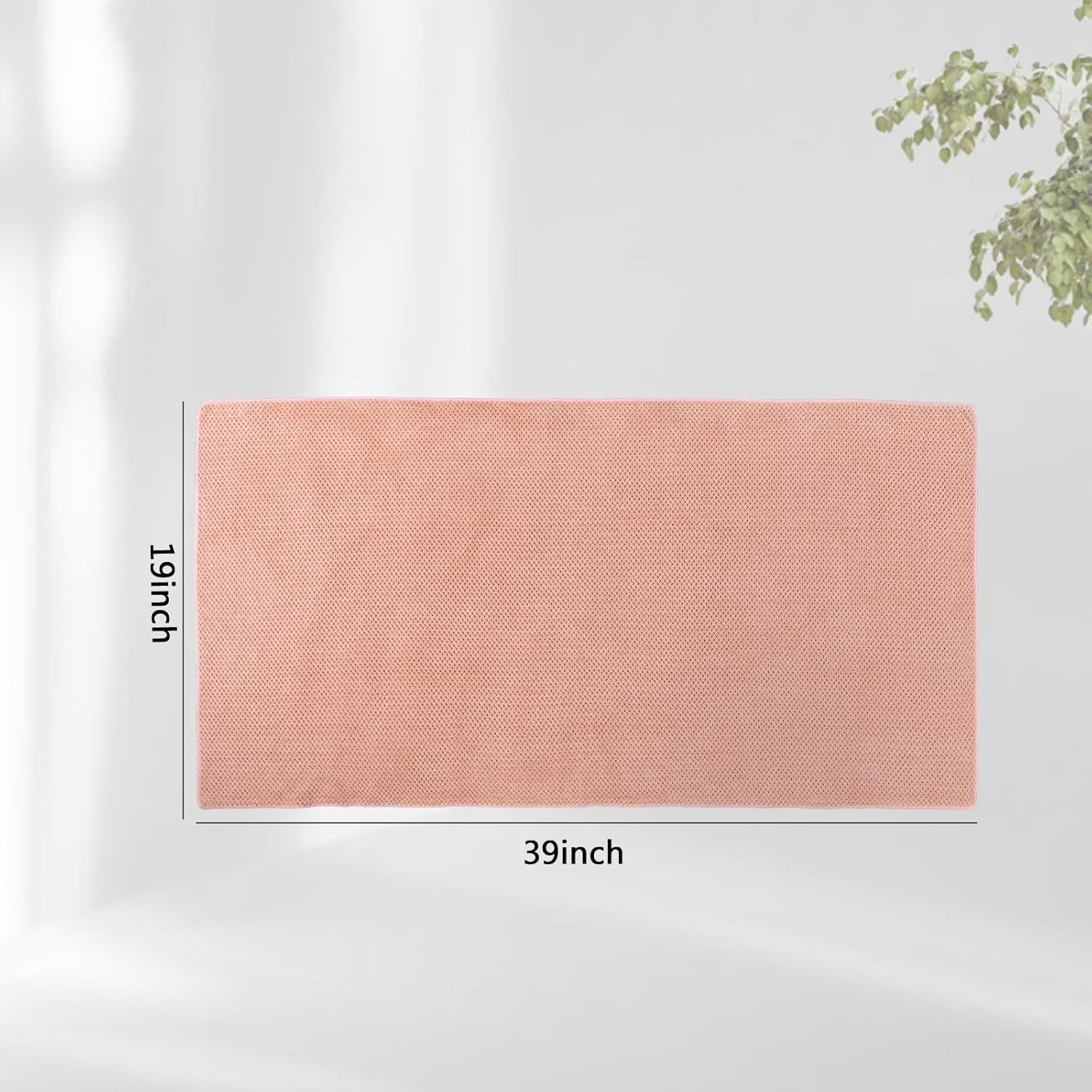 Microfiber Hair Towel Quick Dry 40.00 x 20.00, Lotus Root Pink
