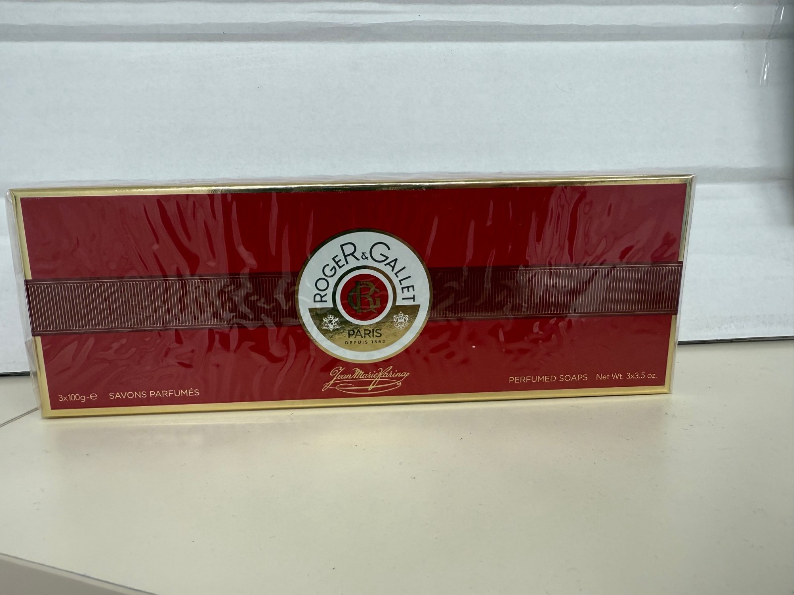Vintage Paris Roger & Gallet 3 Savons Parfumes 3x100g 3 perfumed Soaps 3×3.5oz