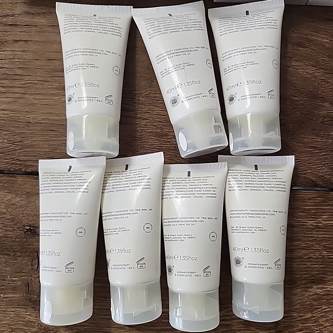New Lot of 20 Aromatherapy Associates Soap Bar Body Wash Lotion Travel Size