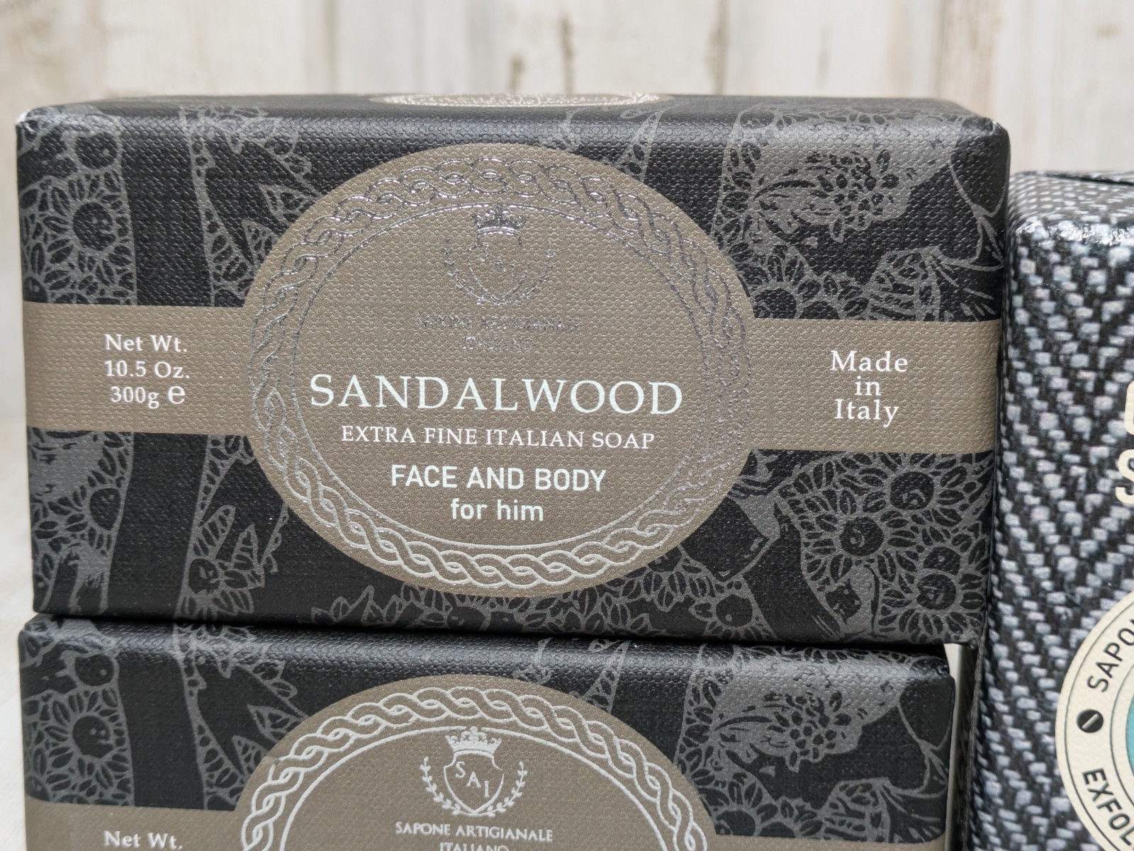 5 Pack Sapone Artigianale Italiano Made in Italy Soaps Cedarwood Sandalwood Fine