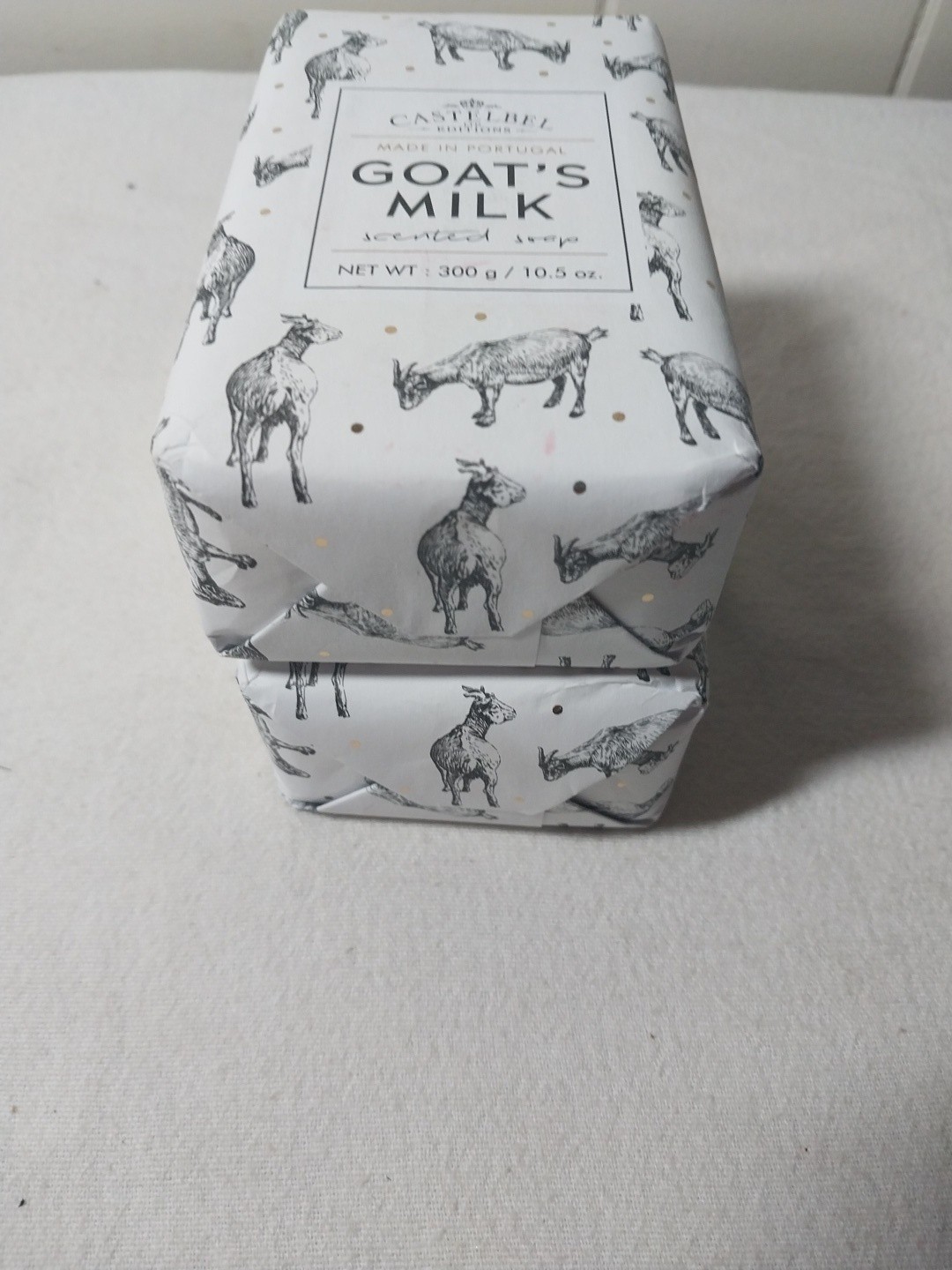 Castelbel Goat’s Milk Soap Set of 2 – 200g Bars Made in Portugal Limited Edition