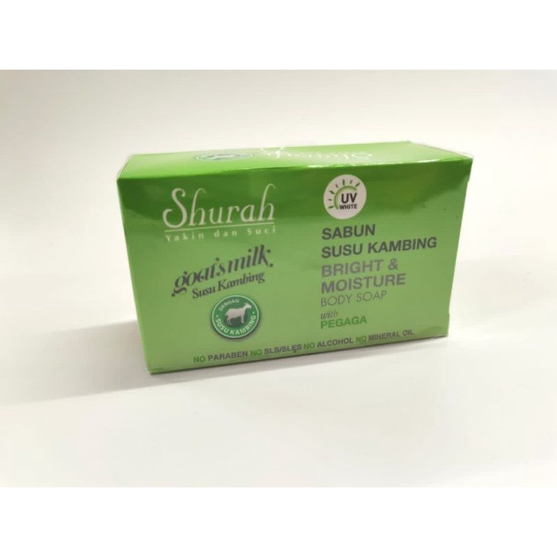 6 x Shurah Goat’s Milk Soap – Bright & Moisture with Centella Asiatica 90g