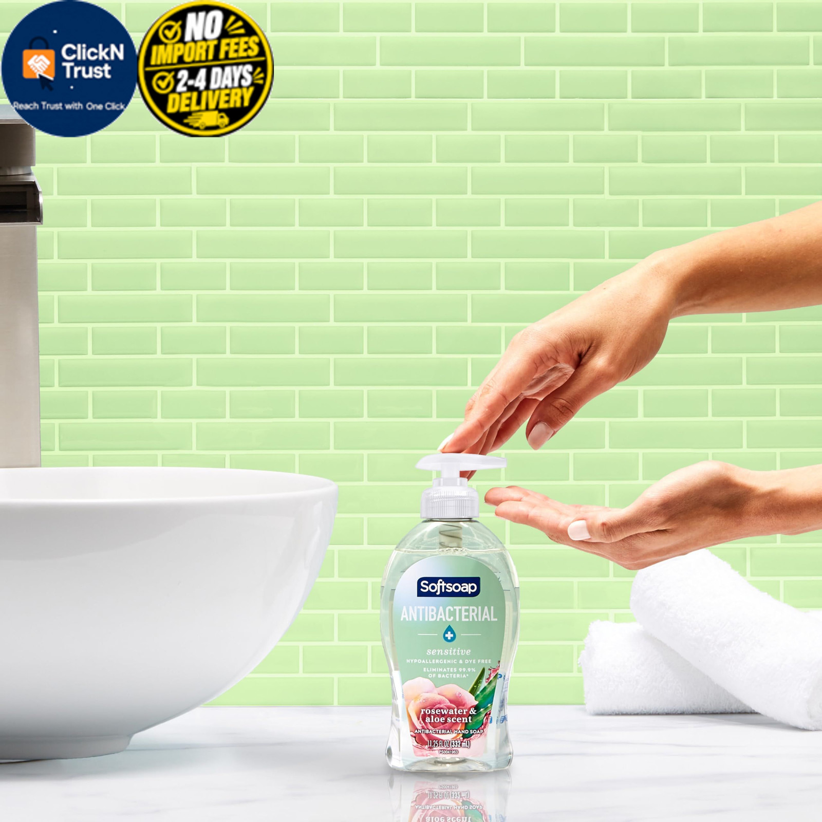 Softsoap Antibacterial Liquid Hand Soap, 11.25 Fl Oz (Pack of 6), Clear