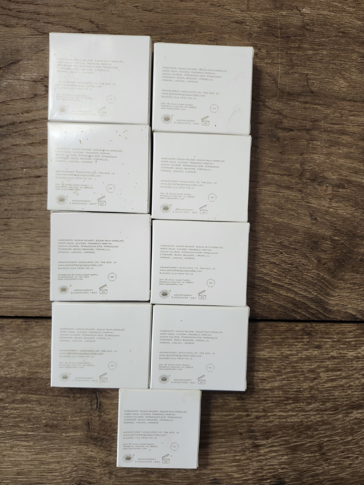 New Lot of 20 Aromatherapy Associates Soap Bar Body Wash Lotion Travel Size