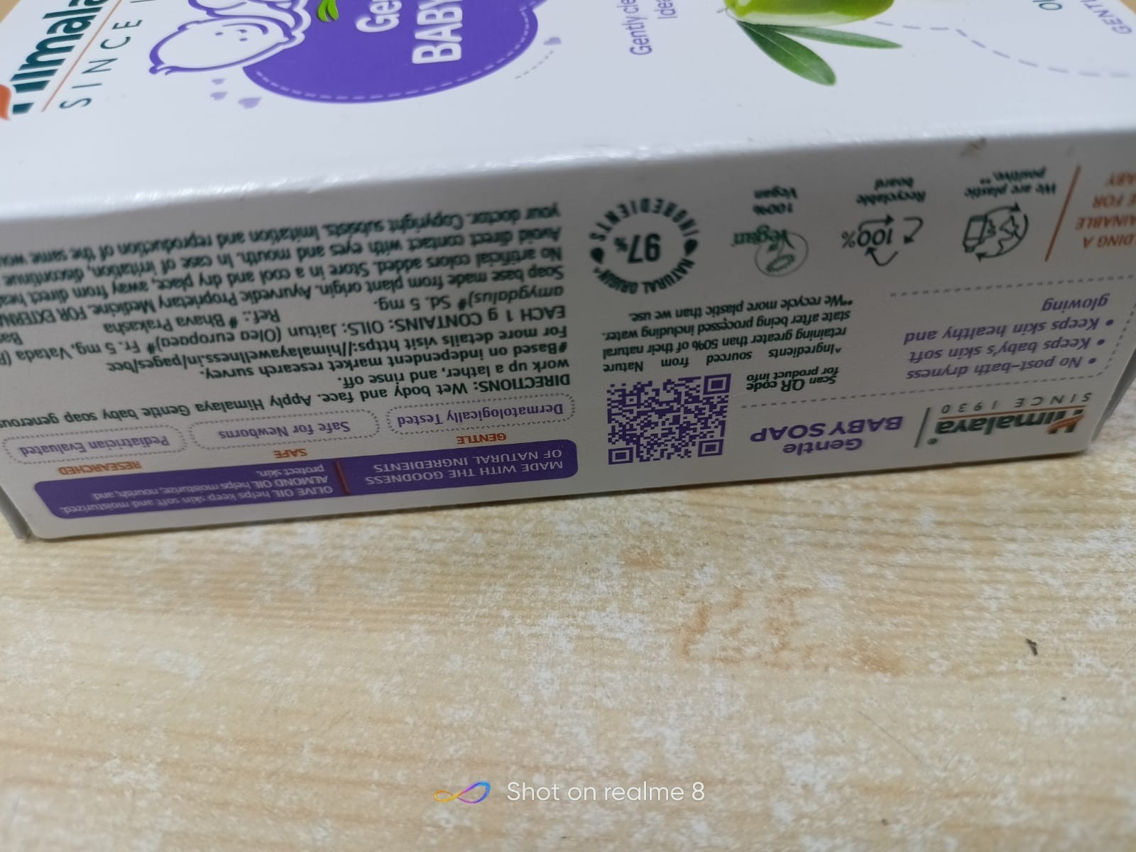 Himalaya Gentle Baby Soap 2*75 g expiry 2028 free shipping