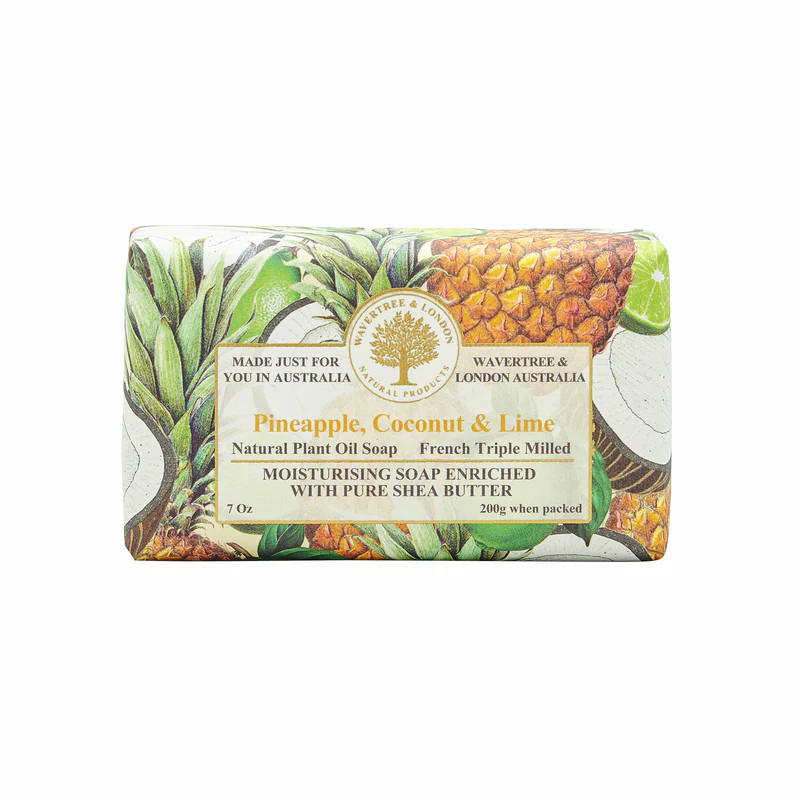 Wavertree & London Pineapple, Coconut & Lime Soap Bar 7 oz • 200g